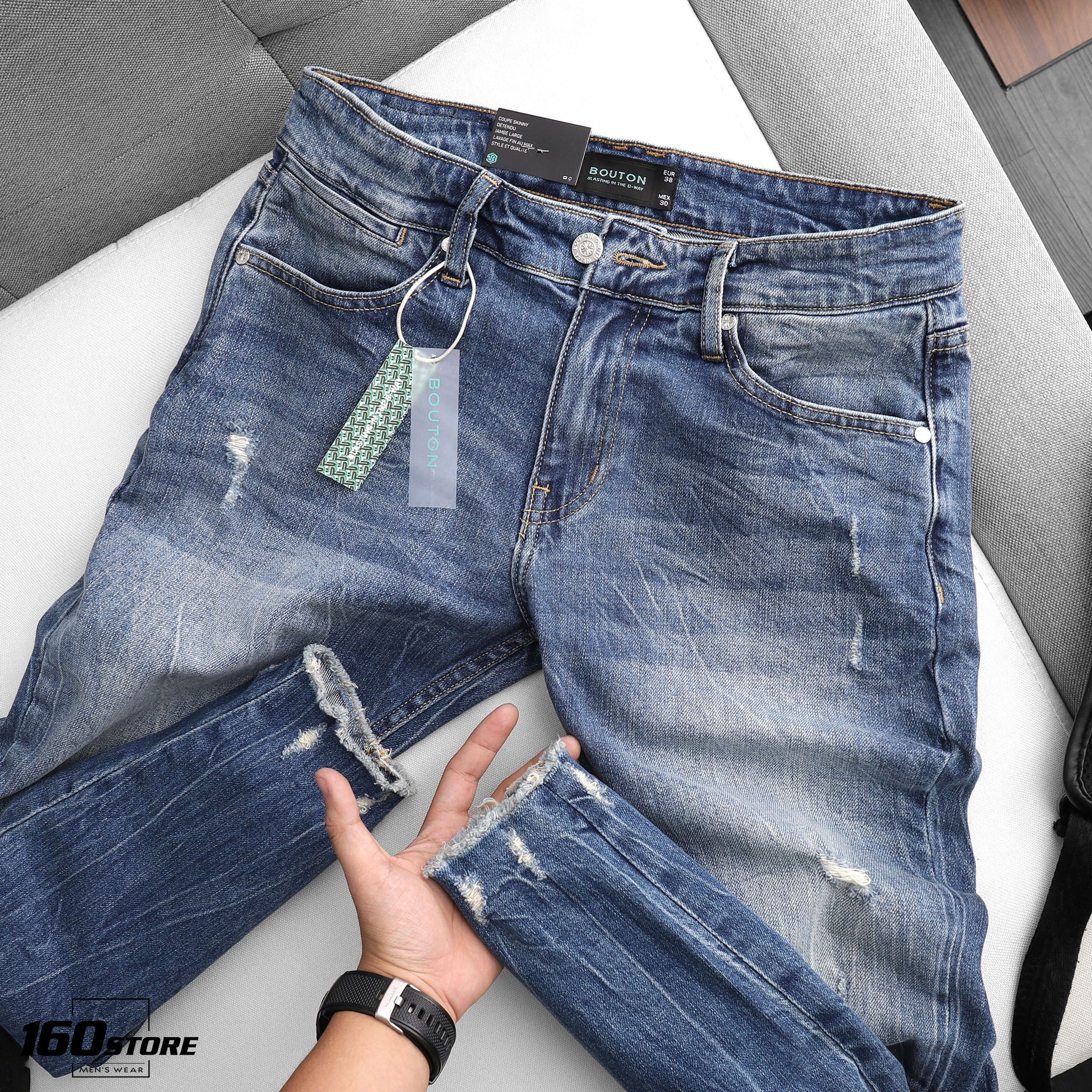 Quần jeans BOUTON Ripeed Skinny