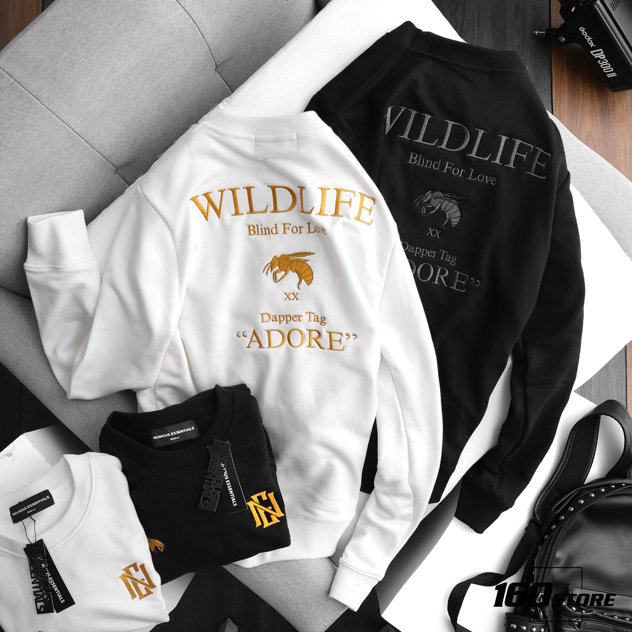 Áo nỉ (sweatshirt) NOMOUS ESSENTIALS x Wildlife