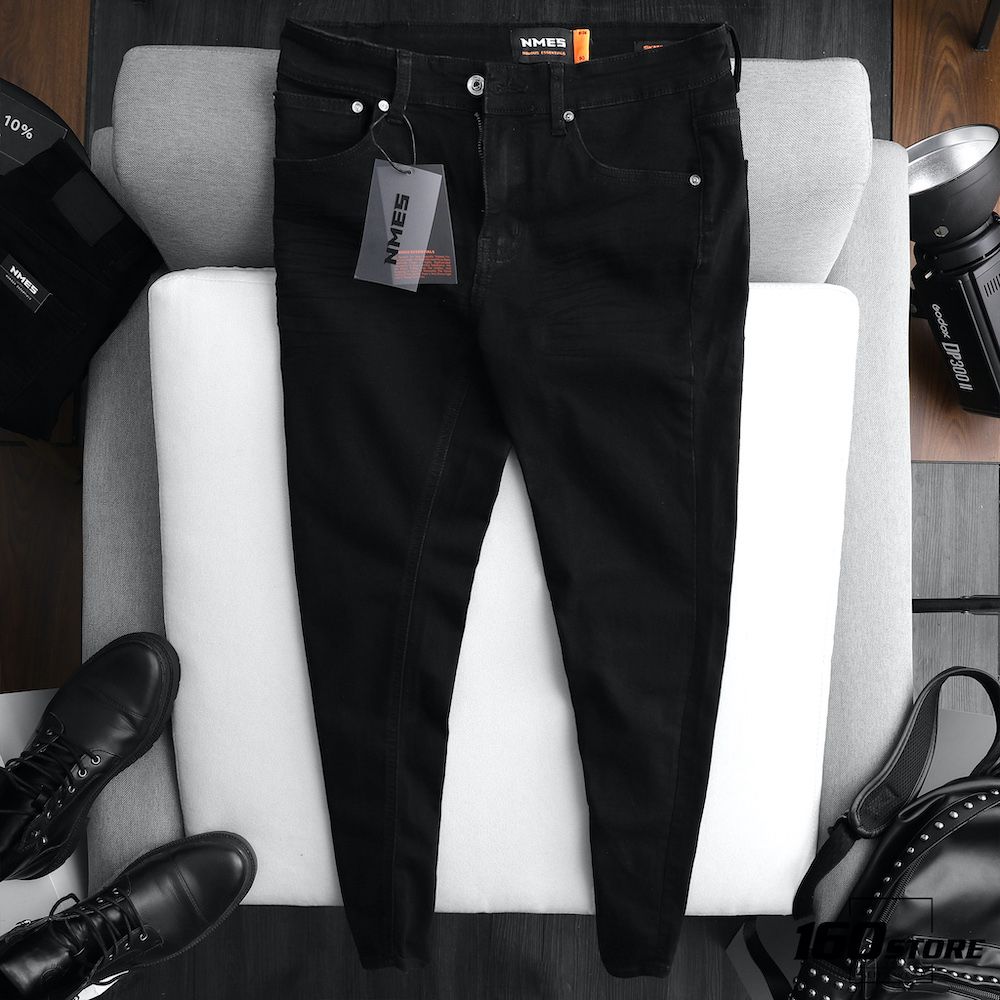 Quần jeans NOMOUS ESSENTIALS black skinny