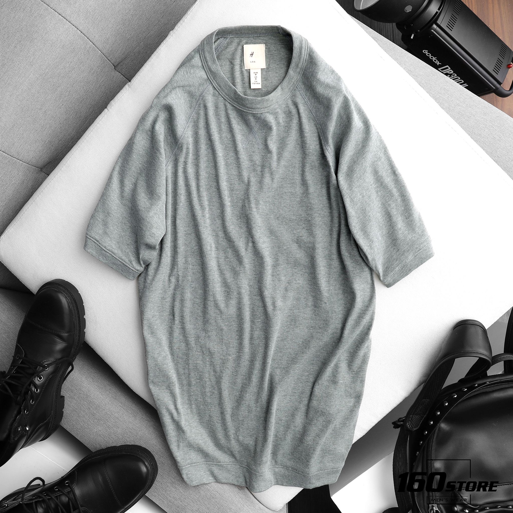 Áo thun H.M raglan ss21