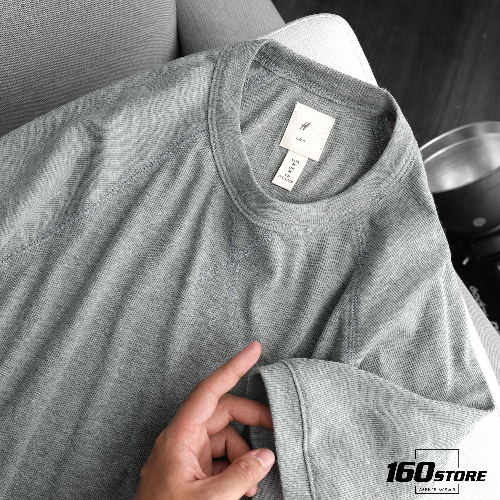 Áo thun H.M raglan ss21