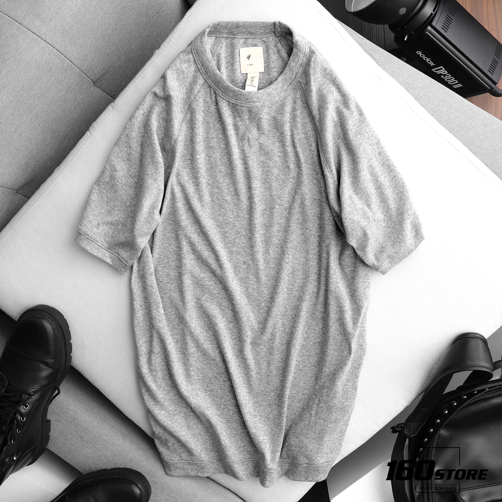 Áo thun H.M raglan ss21