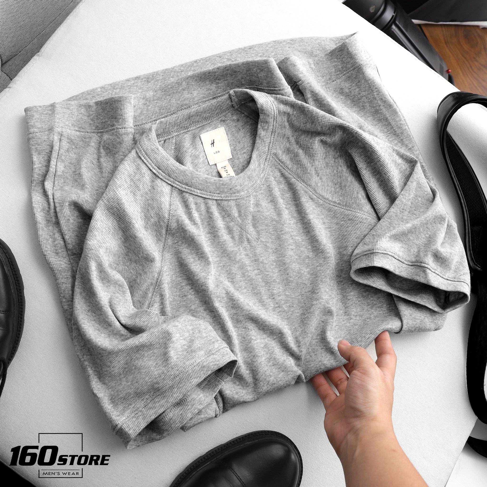 Áo thun H.M raglan ss21