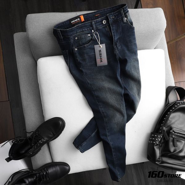 Quần jeans NOMOUS ESSENTIALS dark blue slim