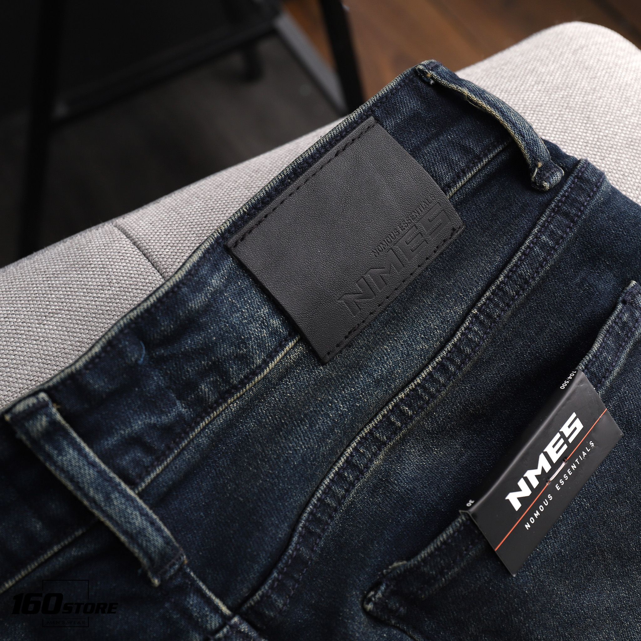 Quần jeans NOMOUS ESSENTIALS dark blue slim