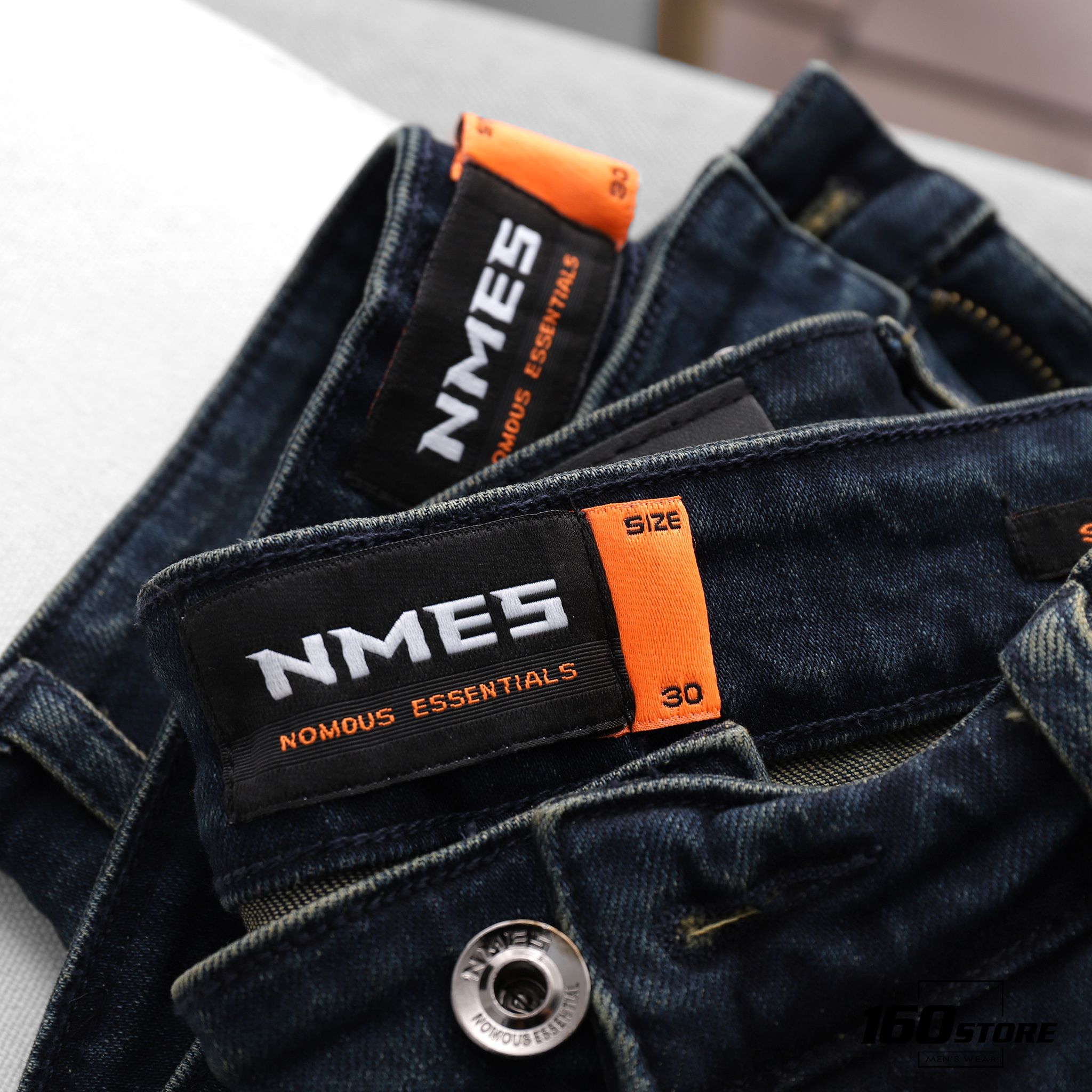 Quần jeans NOMOUS ESSENTIALS dark blue slim