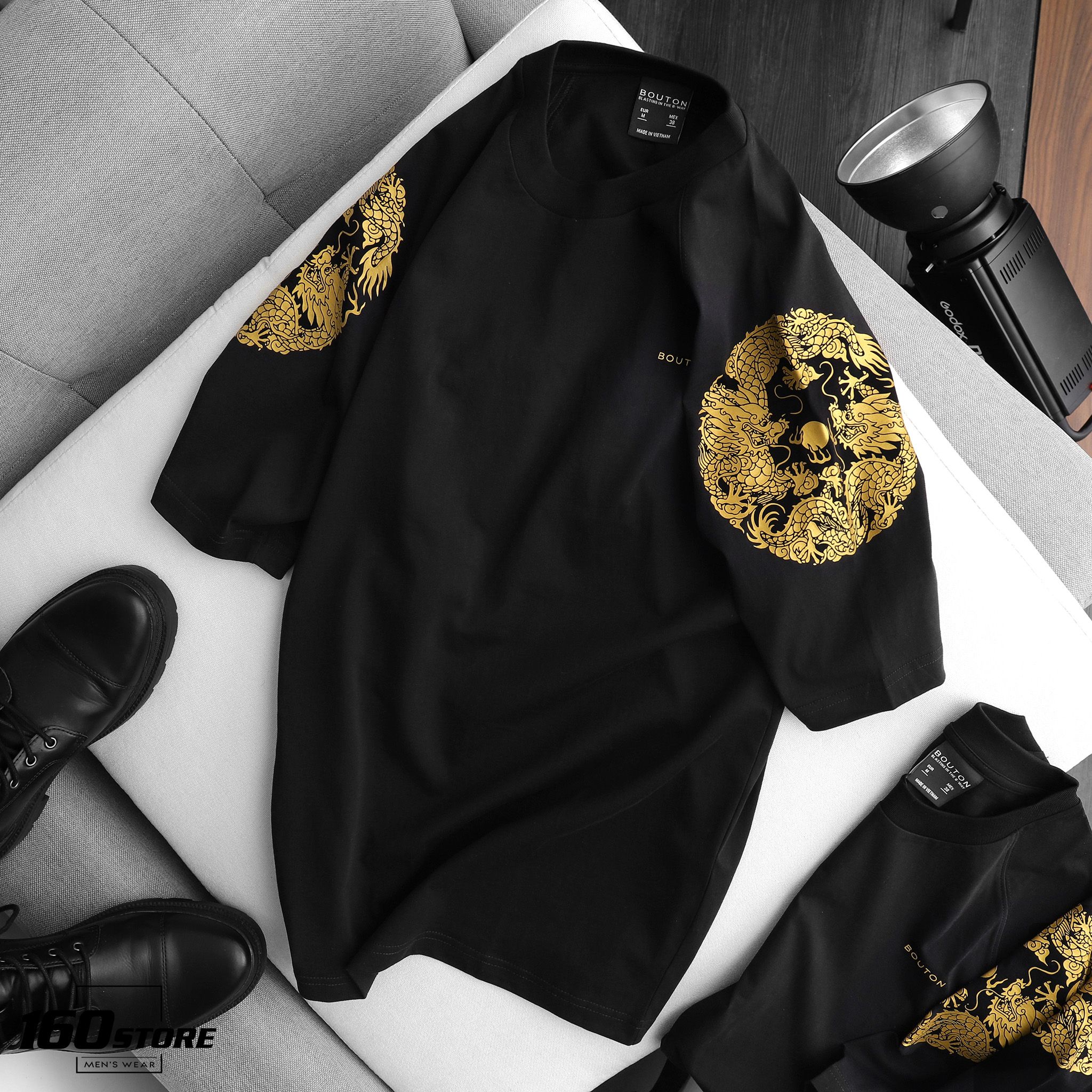 Áo thun BOUTON Dragon gold