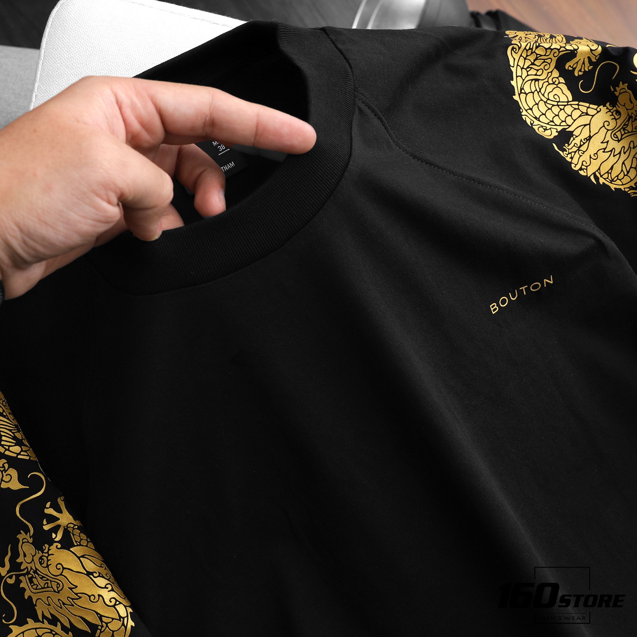 Áo thun BOUTON Dragon gold