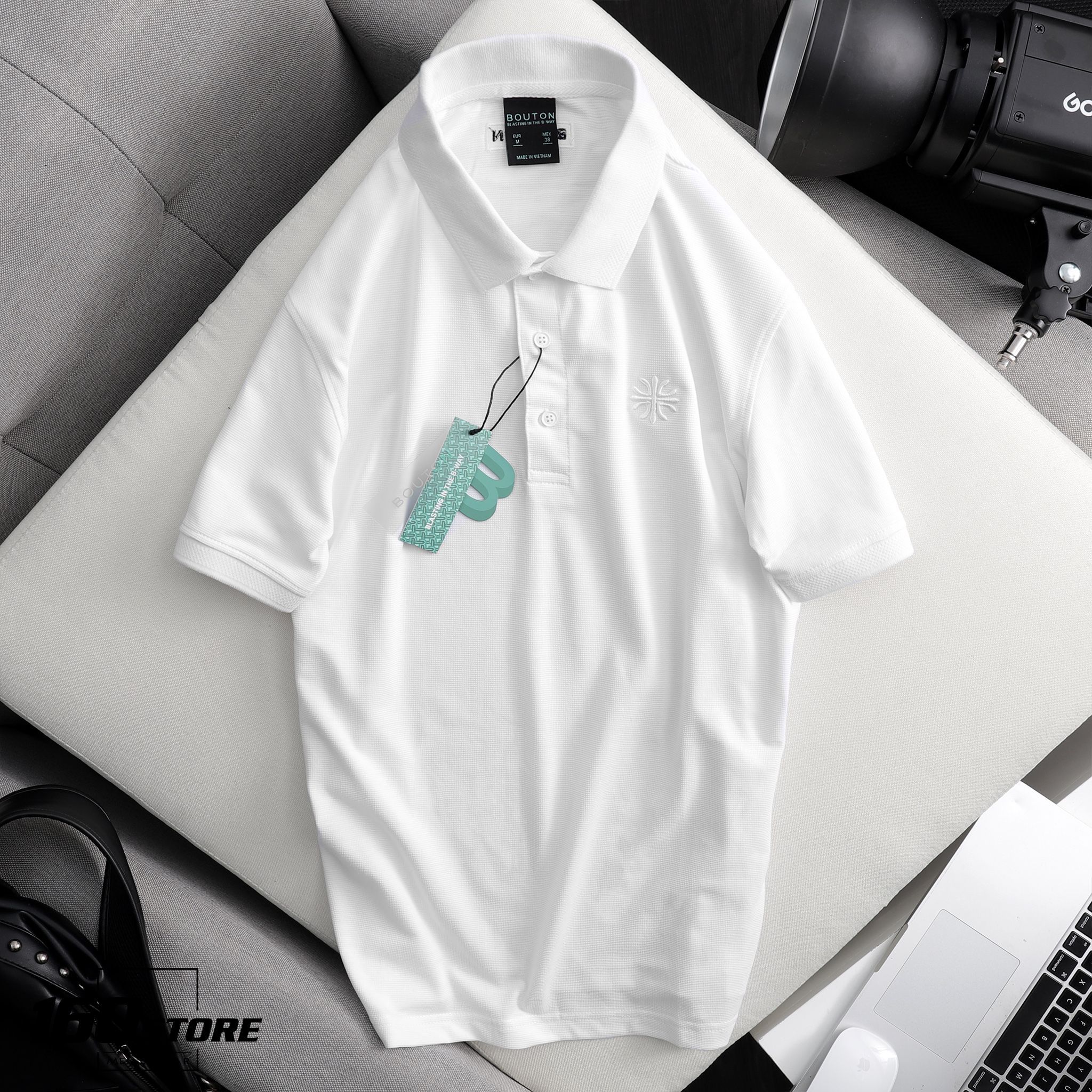 Áo polo BOUTON Bloom signature