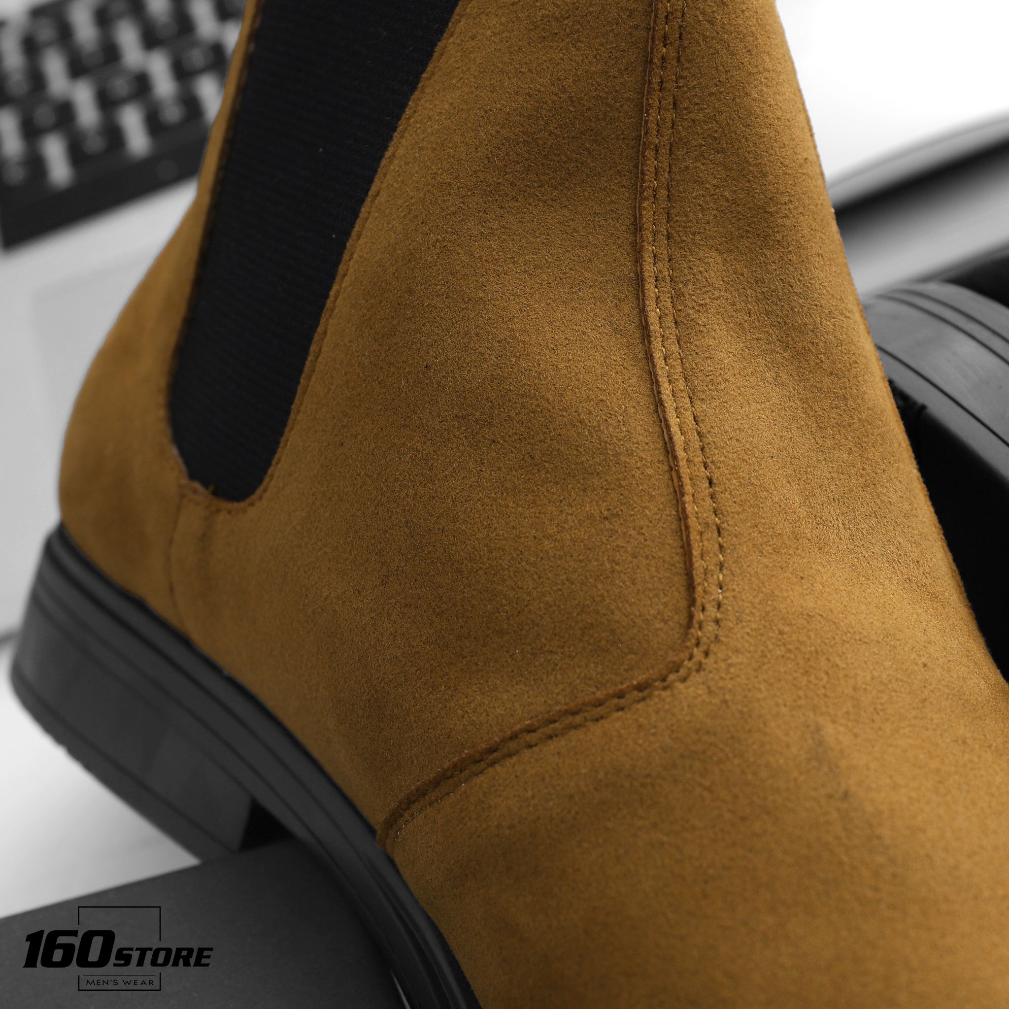 Giày chelsea boots MASCUS da lộn