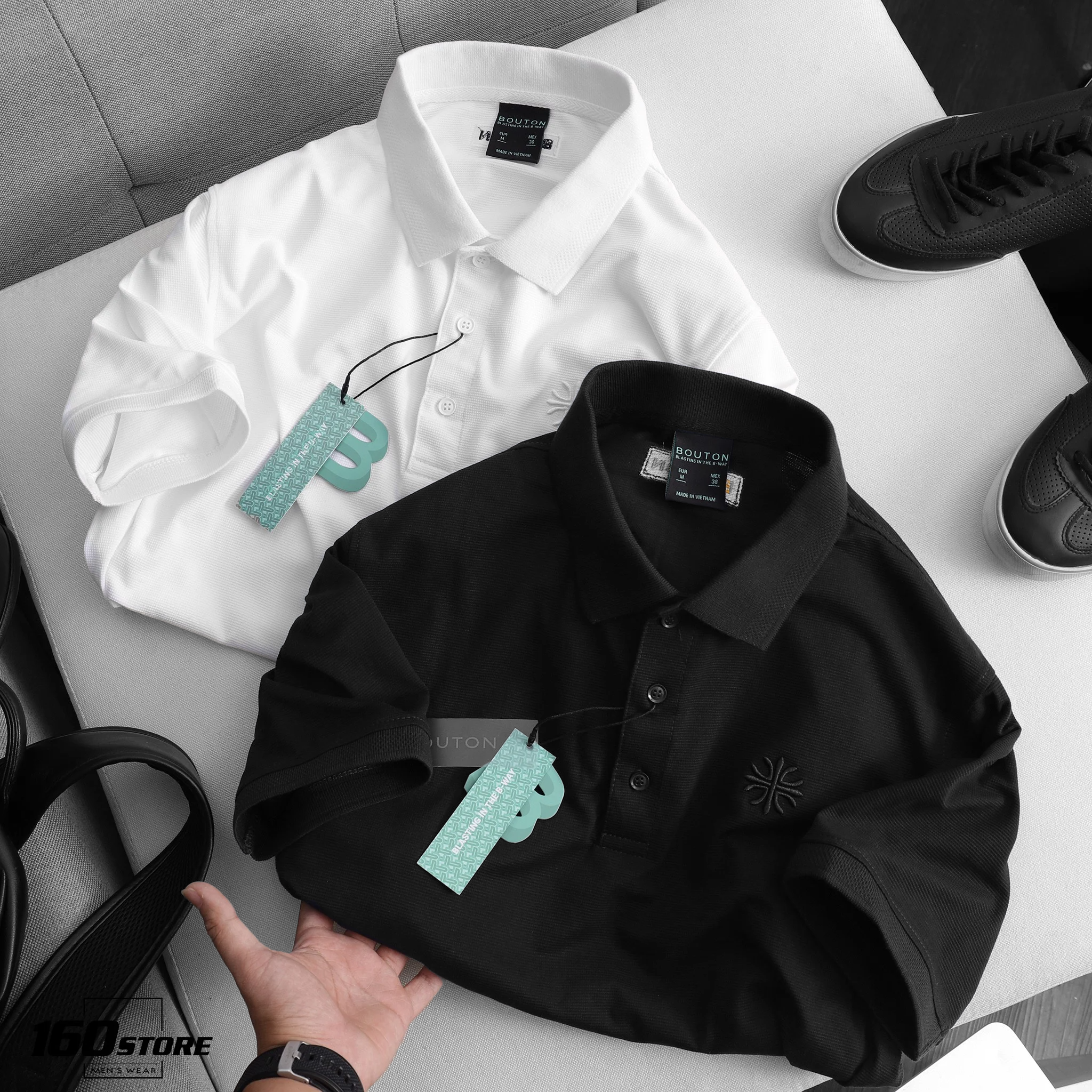 Áo polo BOUTON Bloom signature