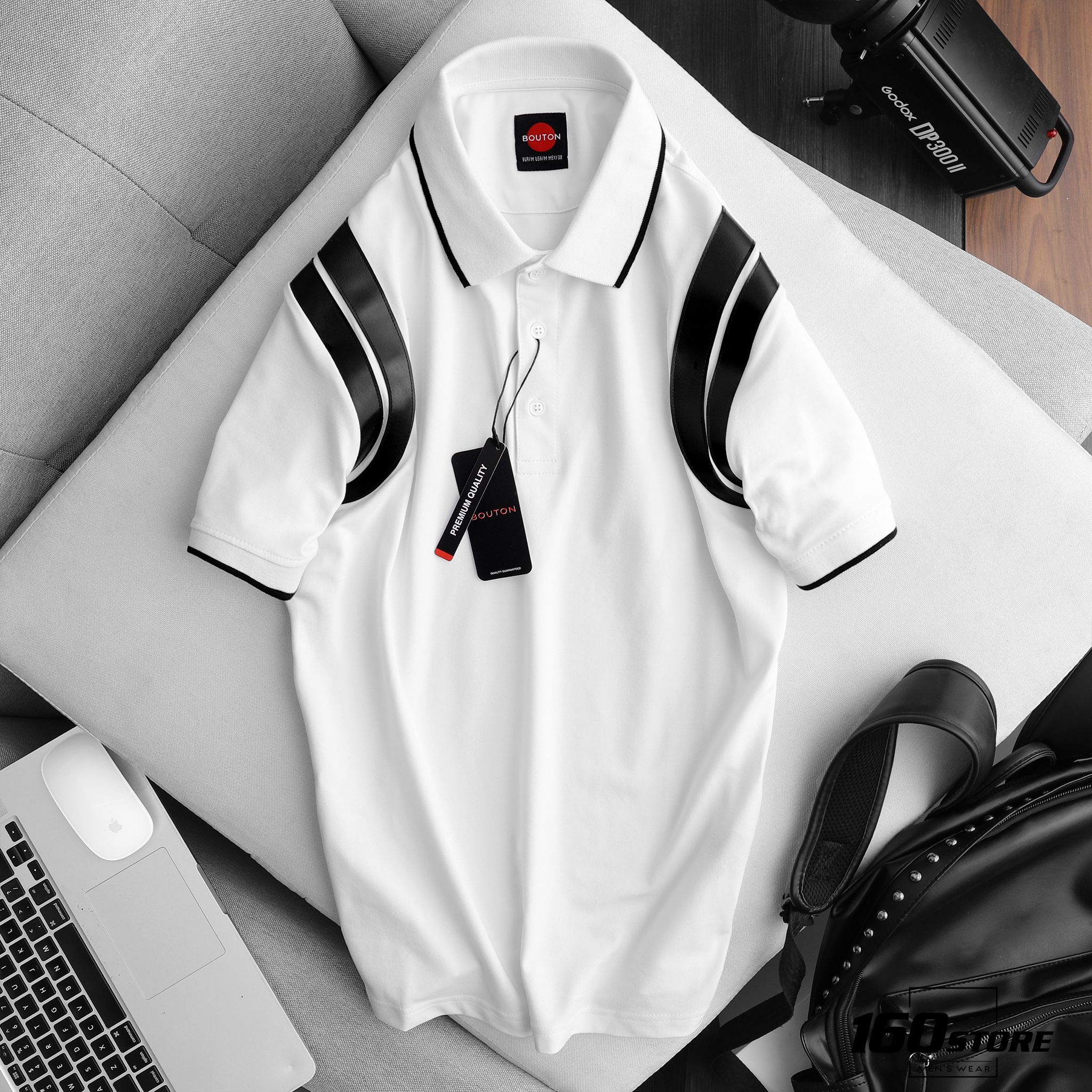 Áo polo BOUTON glossy ss21
