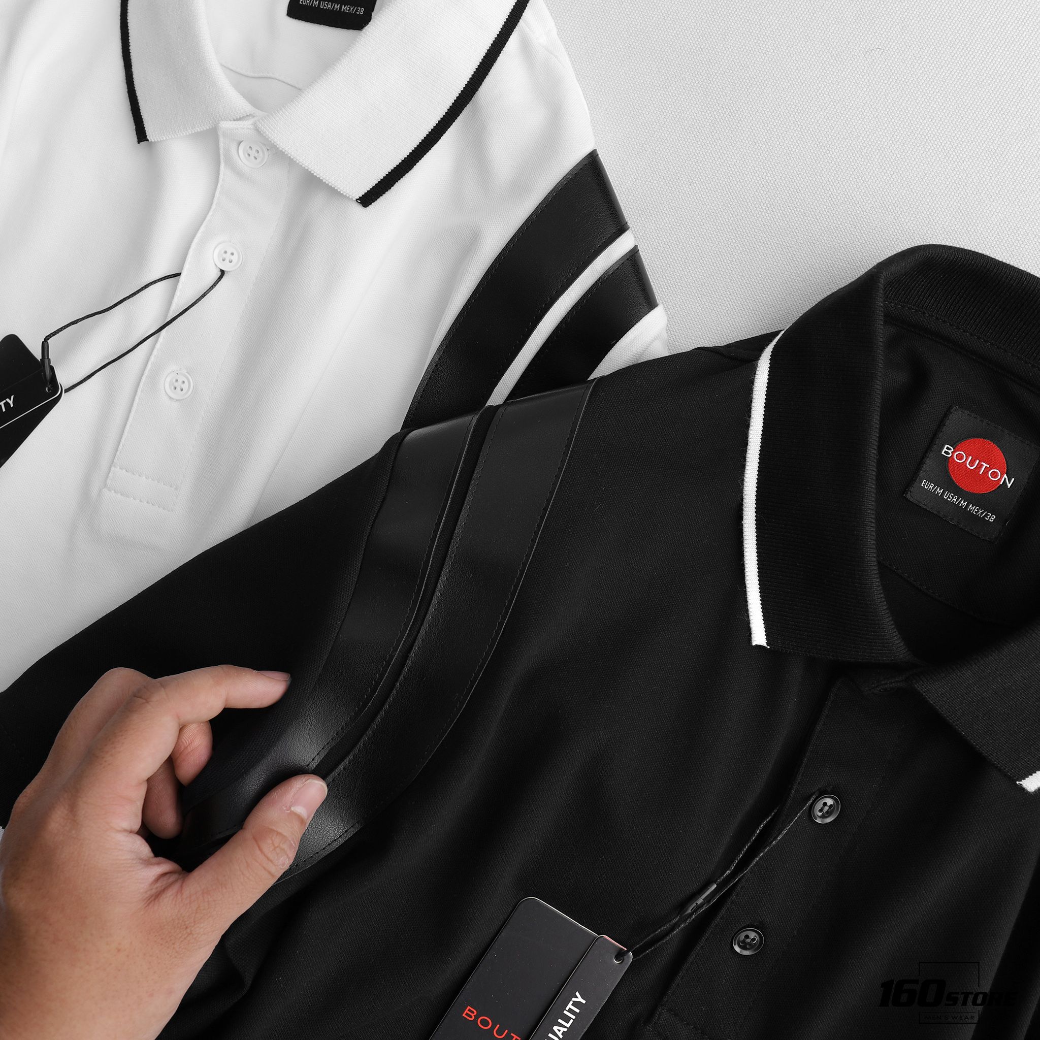Áo polo BOUTON glossy ss21