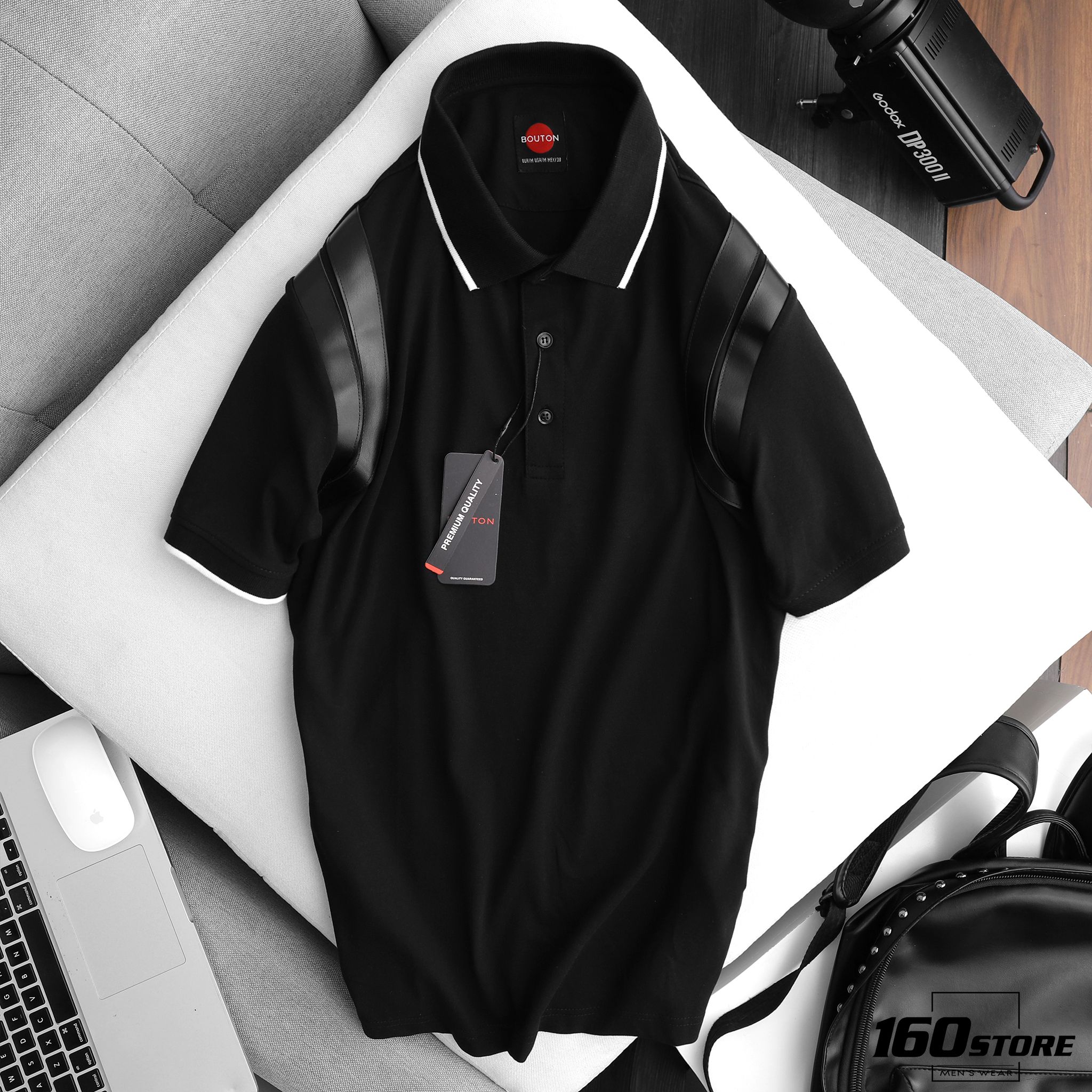 Áo polo BOUTON glossy ss21