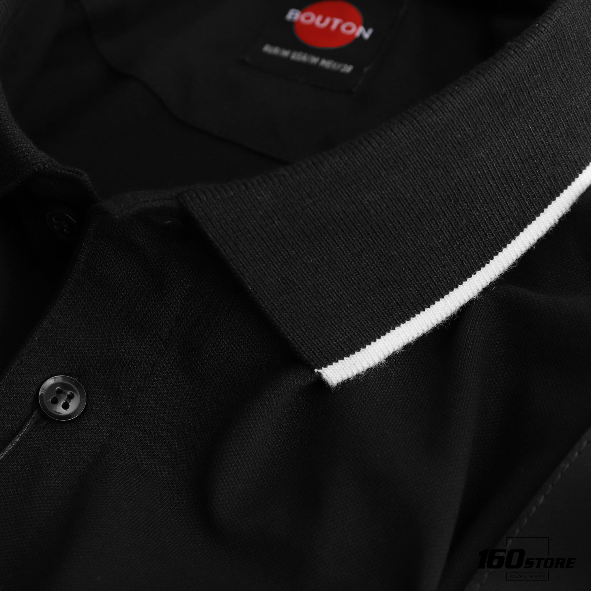 Áo polo BOUTON glossy ss21