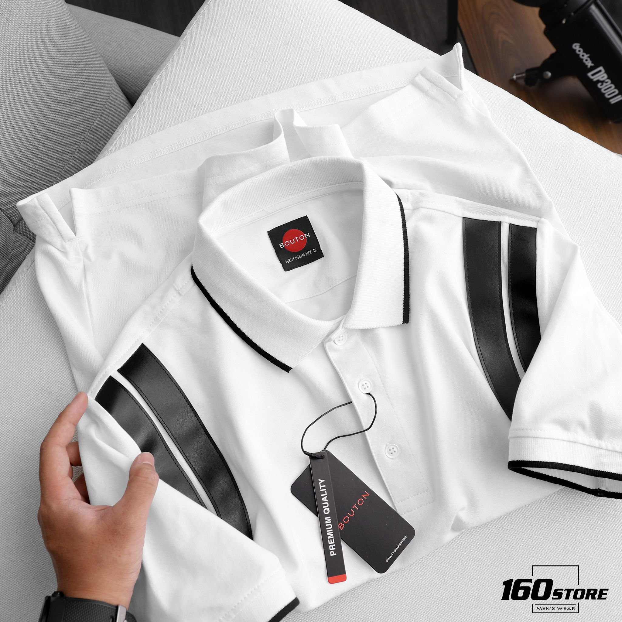 Áo polo BOUTON glossy ss21
