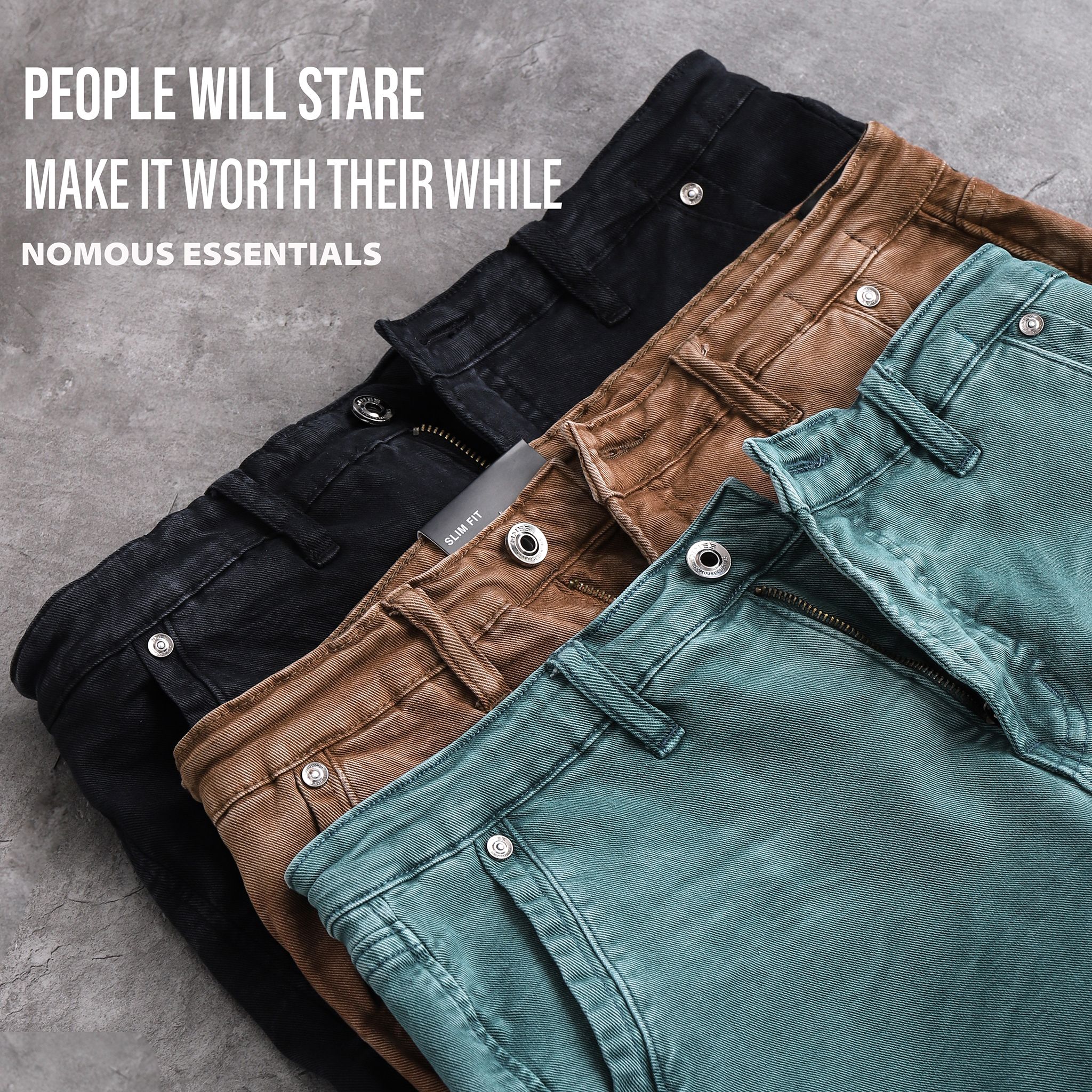 Quần short denim NOMOUS ESSENTIALS wash