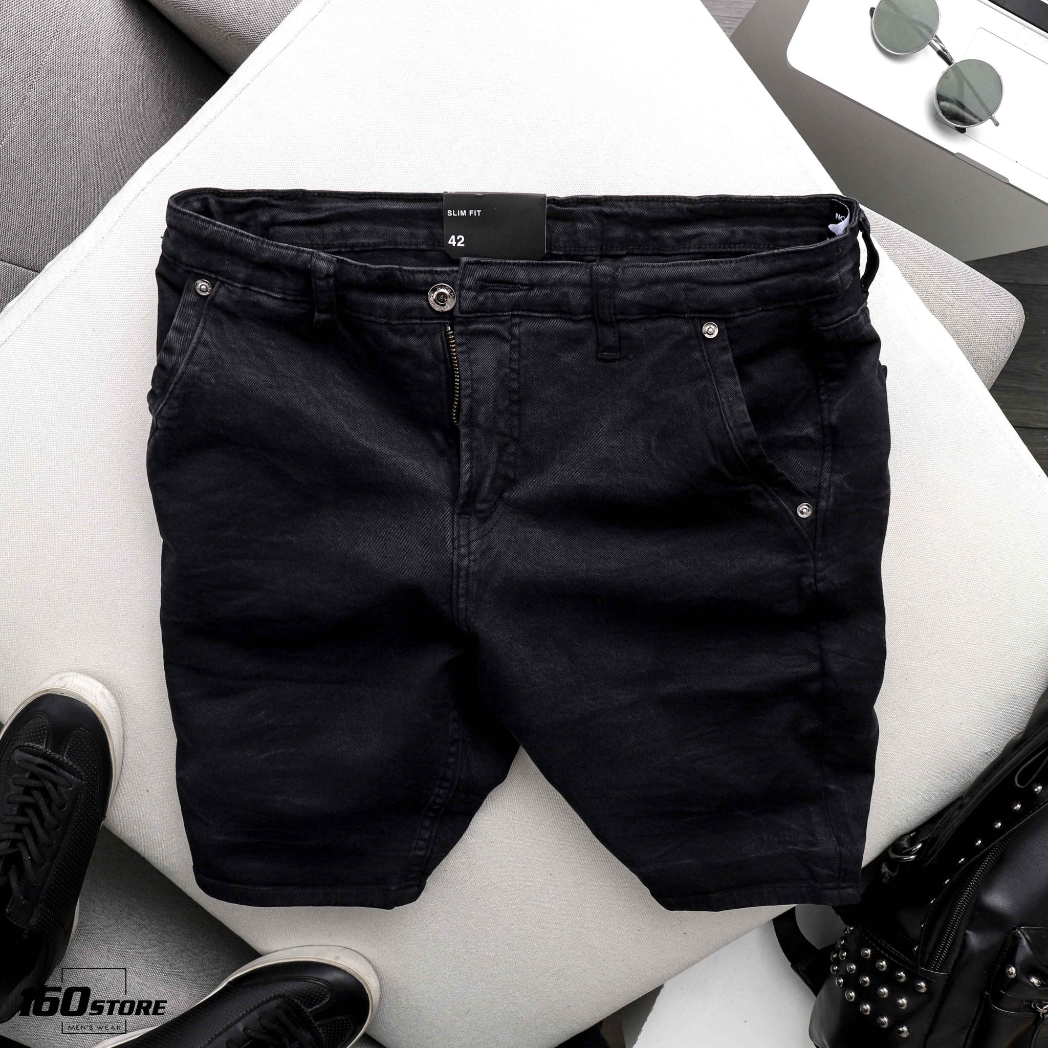 Quần short denim NOMOUS ESSENTIALS wash