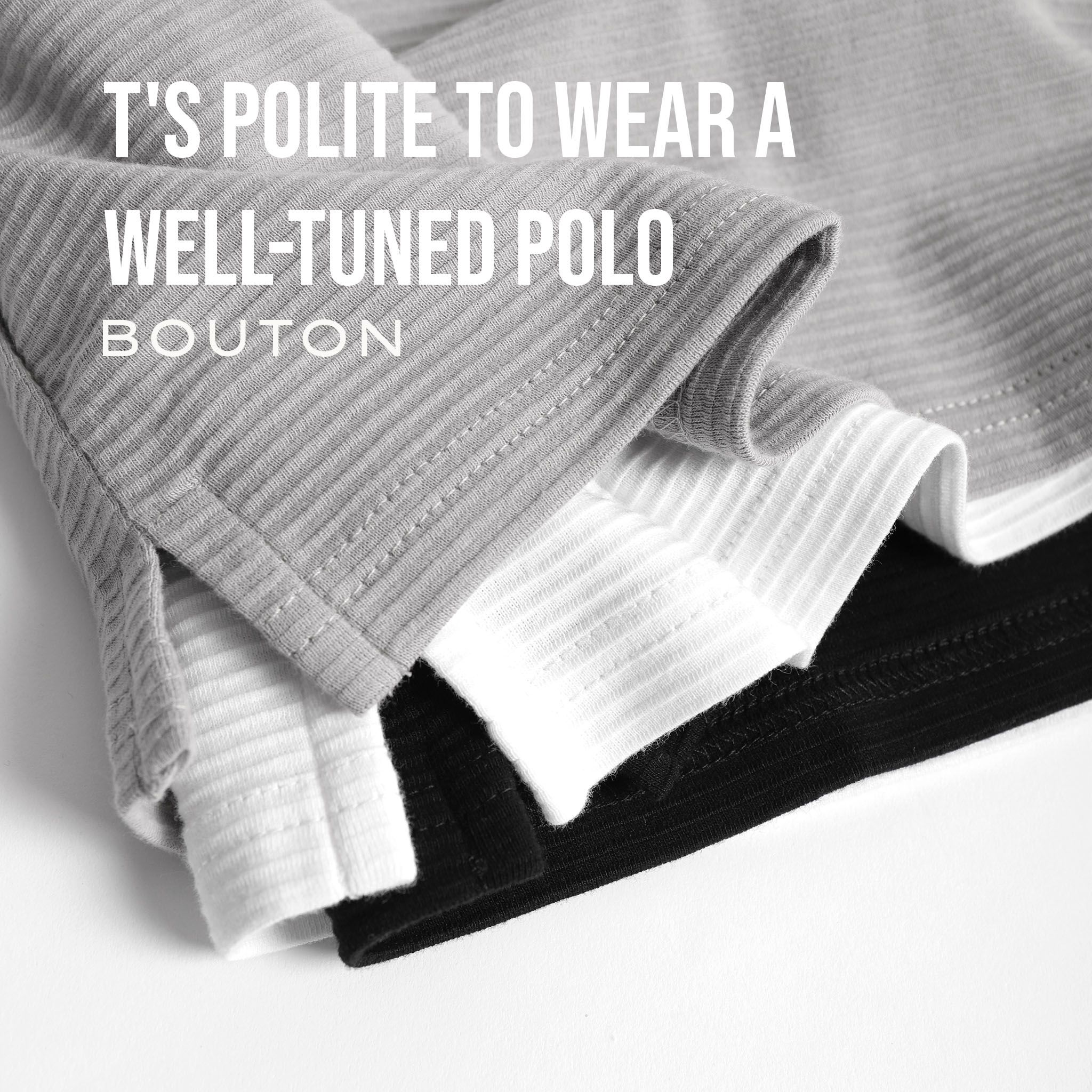 Áo polo BOUTON the bloom phối nhung