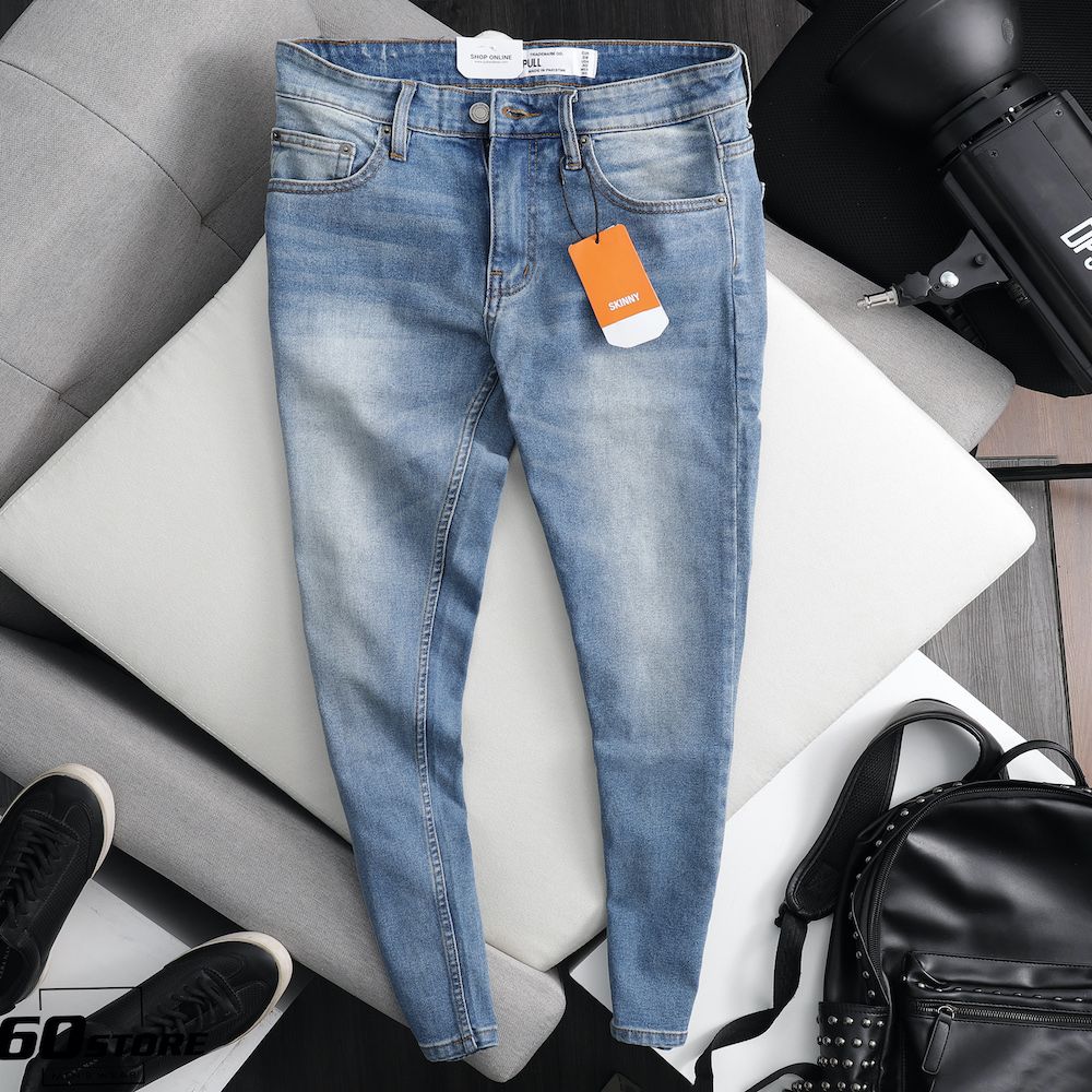 Quần jeans P.B skinny wash