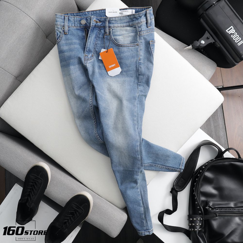 Quần jeans P.B skinny wash