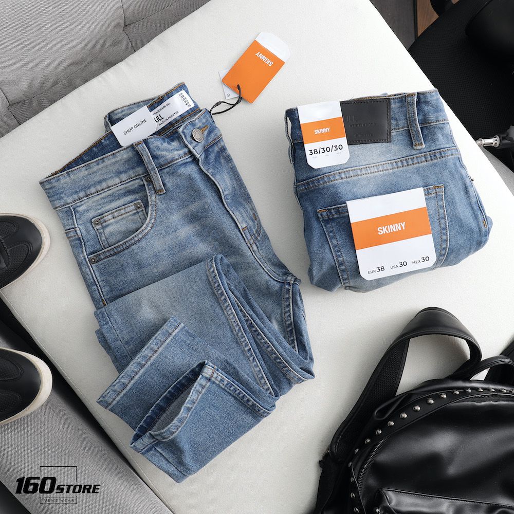 Quần jeans P.B skinny wash