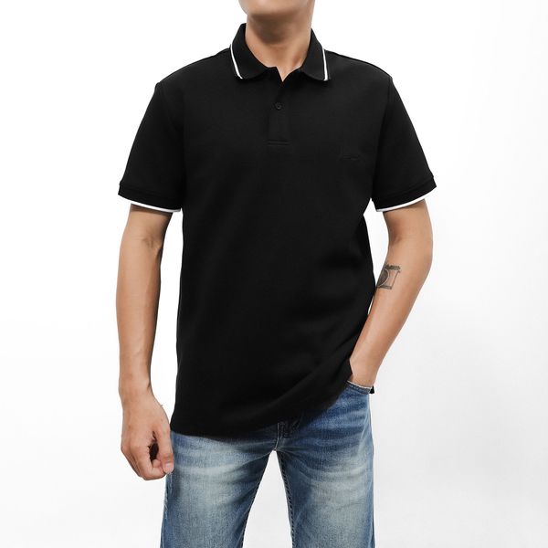 Áo Polo ICONDENIM Striped Black White