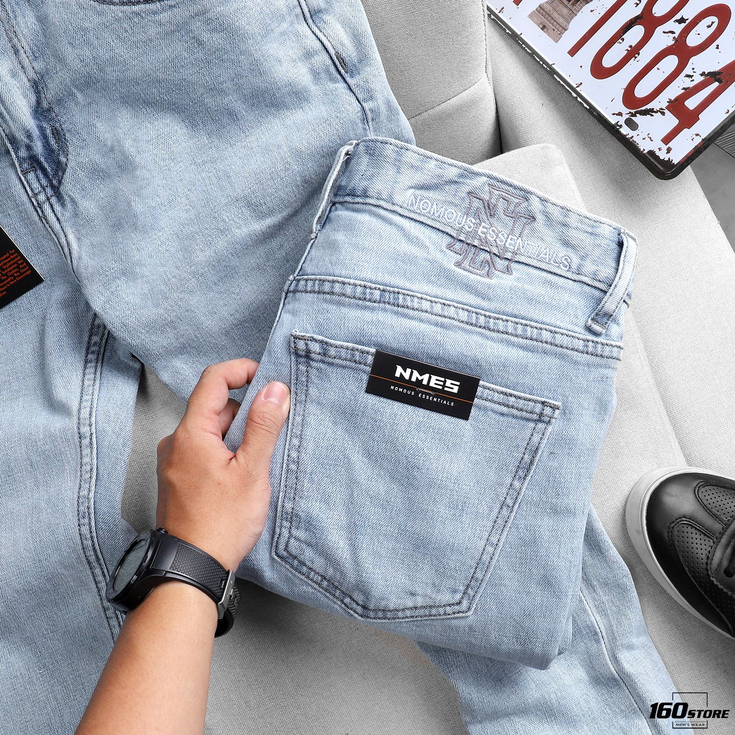 Quần jeans Nomous Essentials light blue