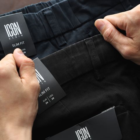 Quần Kaki Nam Elasticated-Waist ICONDENIM Lưng Co Giãn