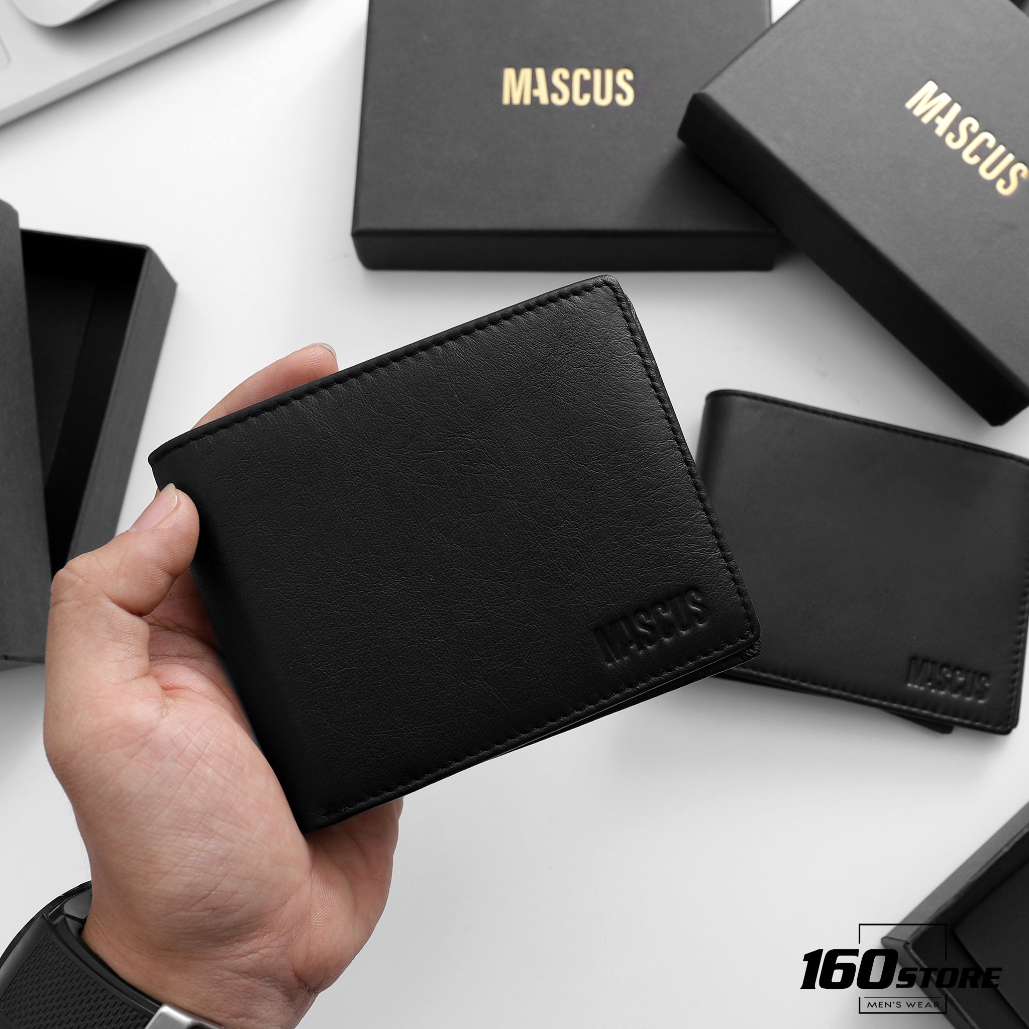Ví ngang MASCUS bi-fold with flip