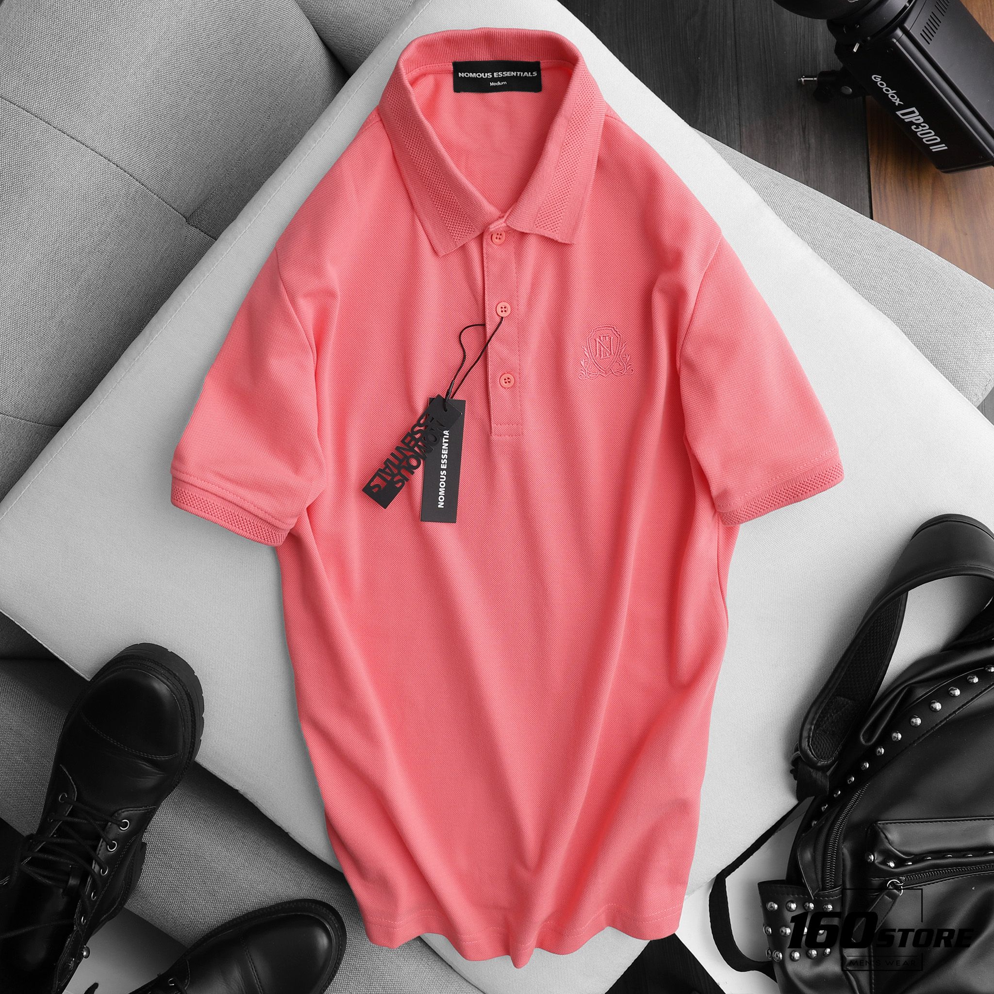 Áo polo NOMOUS ESSENTIALS w logo basic