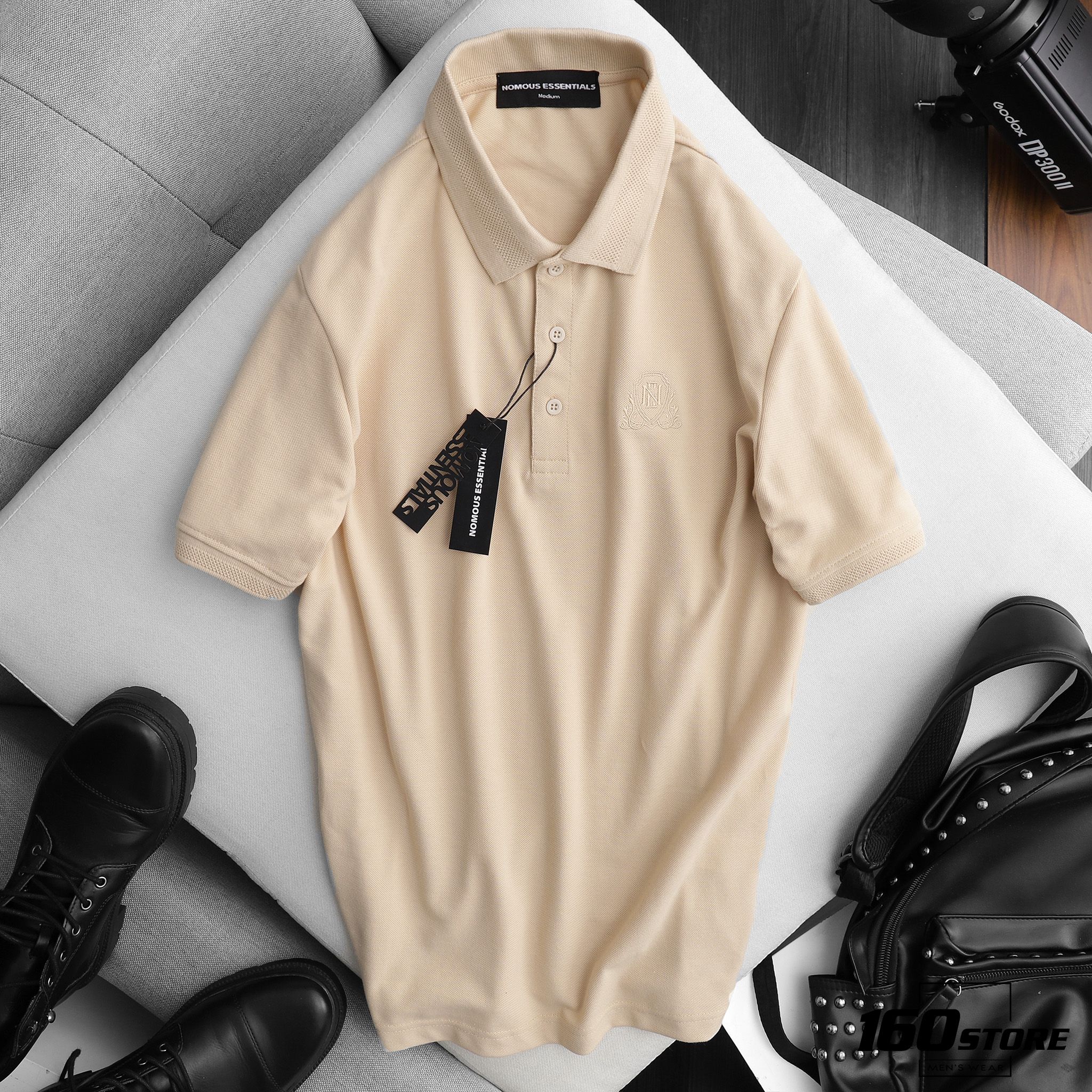 Áo polo NOMOUS ESSENTIALS w logo basic