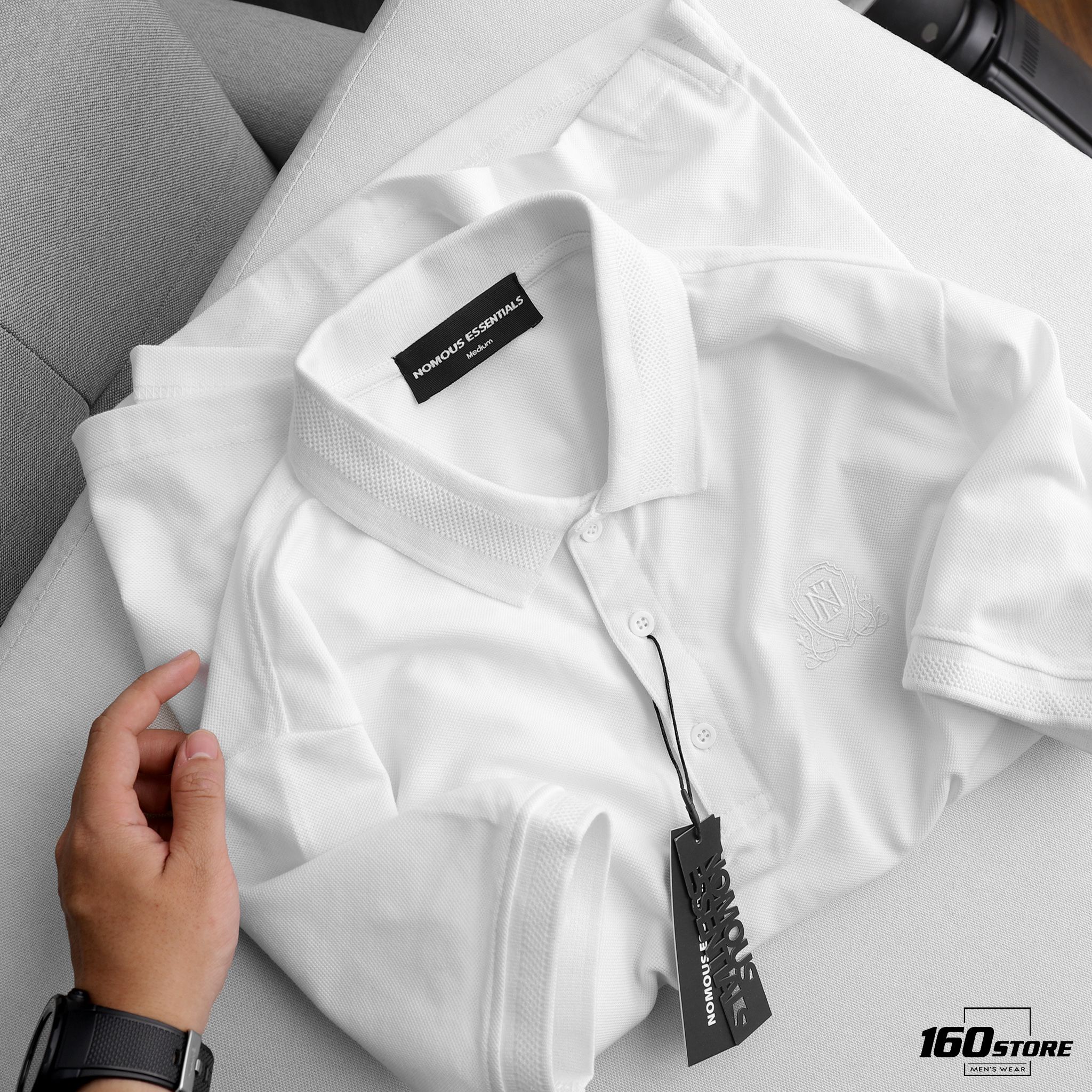 Áo polo NOMOUS ESSENTIALS w logo basic