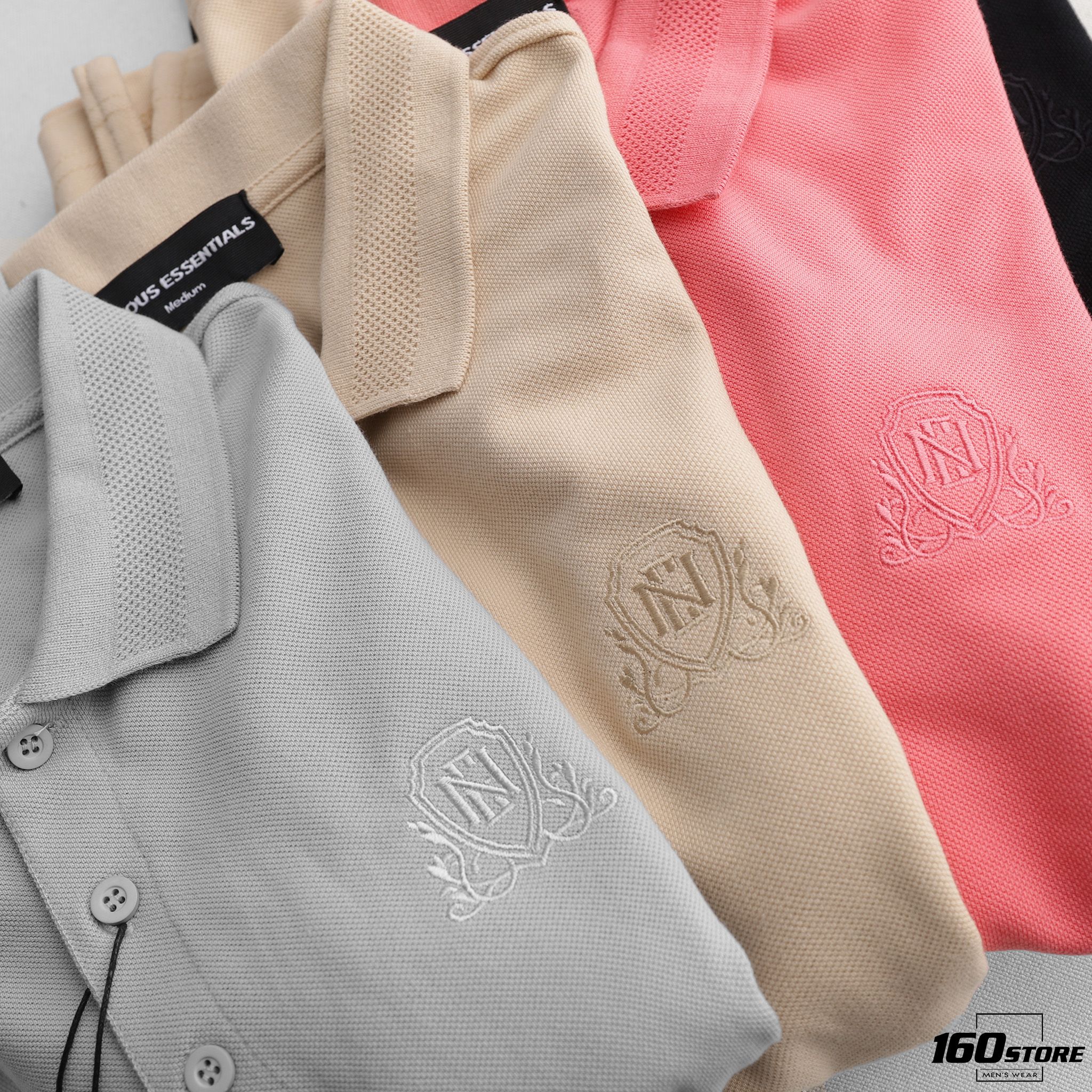 Áo polo NOMOUS ESSENTIALS w logo basic