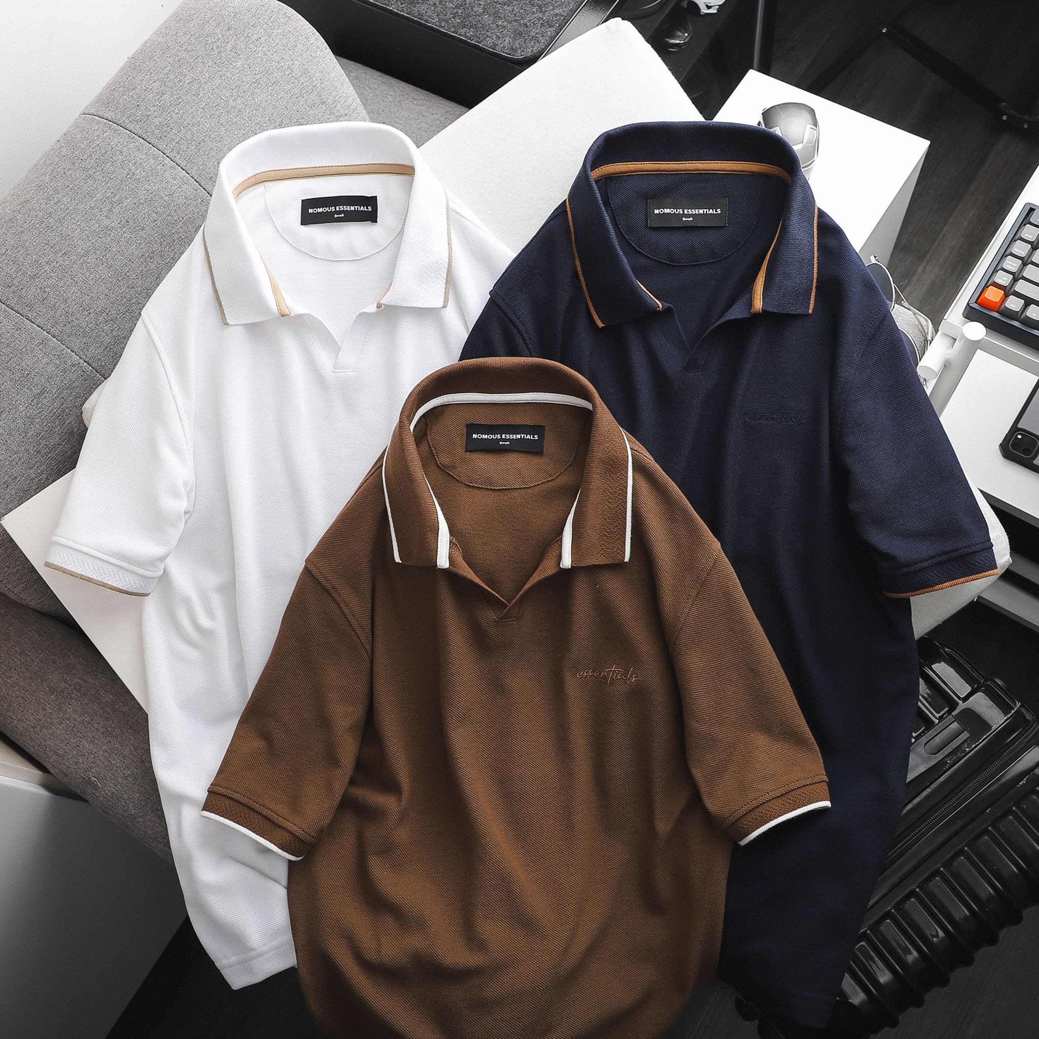 Áo polo NOMOUS ESSENTIALS signature