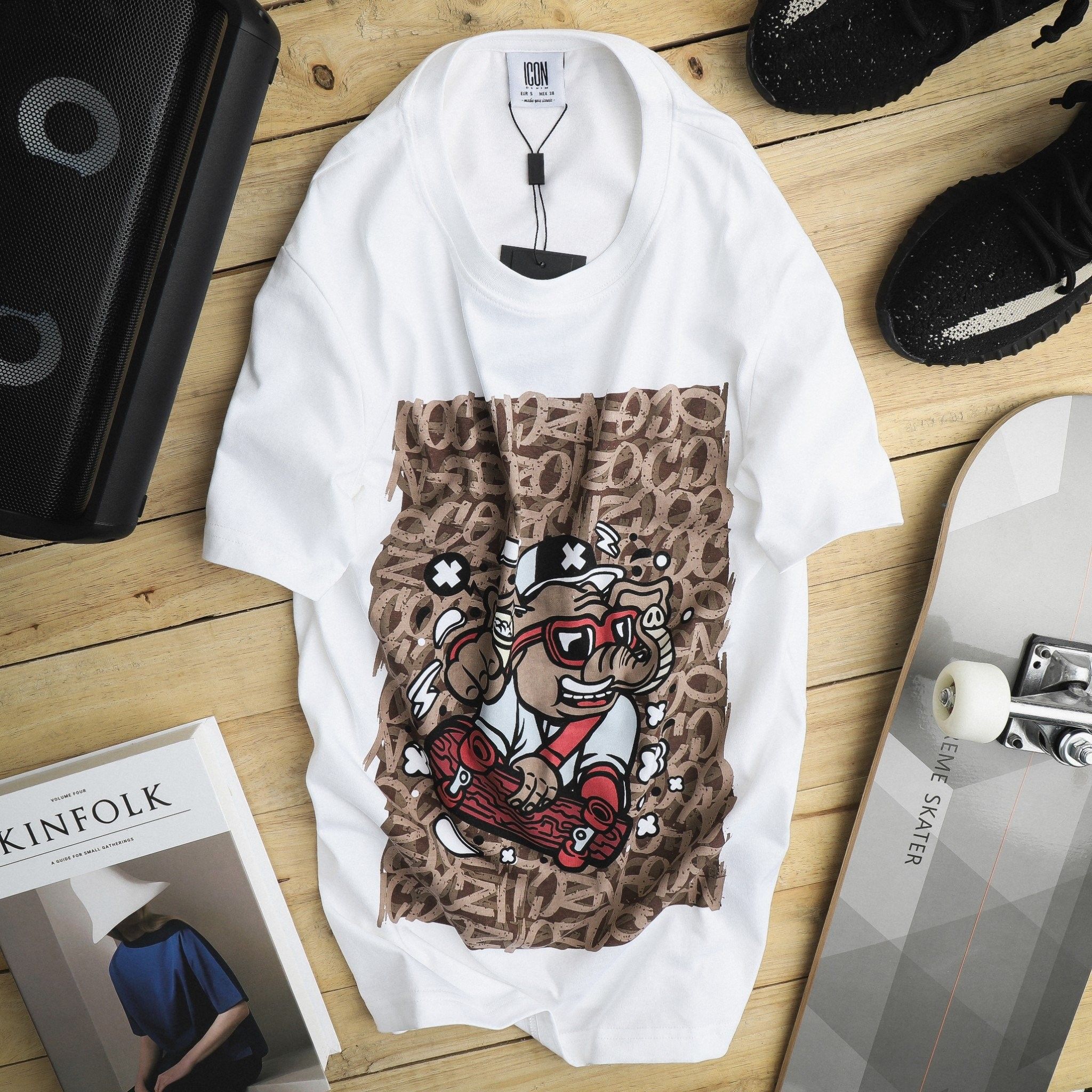 Áo thun ICON DENIM Printed - Skate