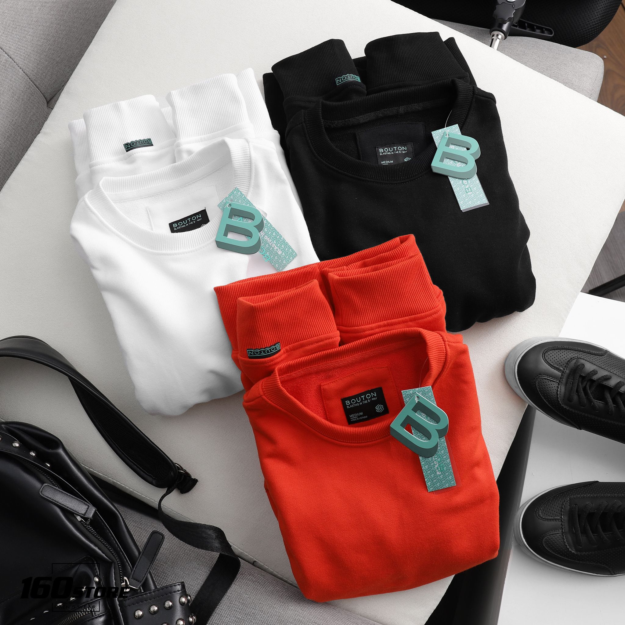 Áo nỉ (sweatshirt) BOUTON zipper