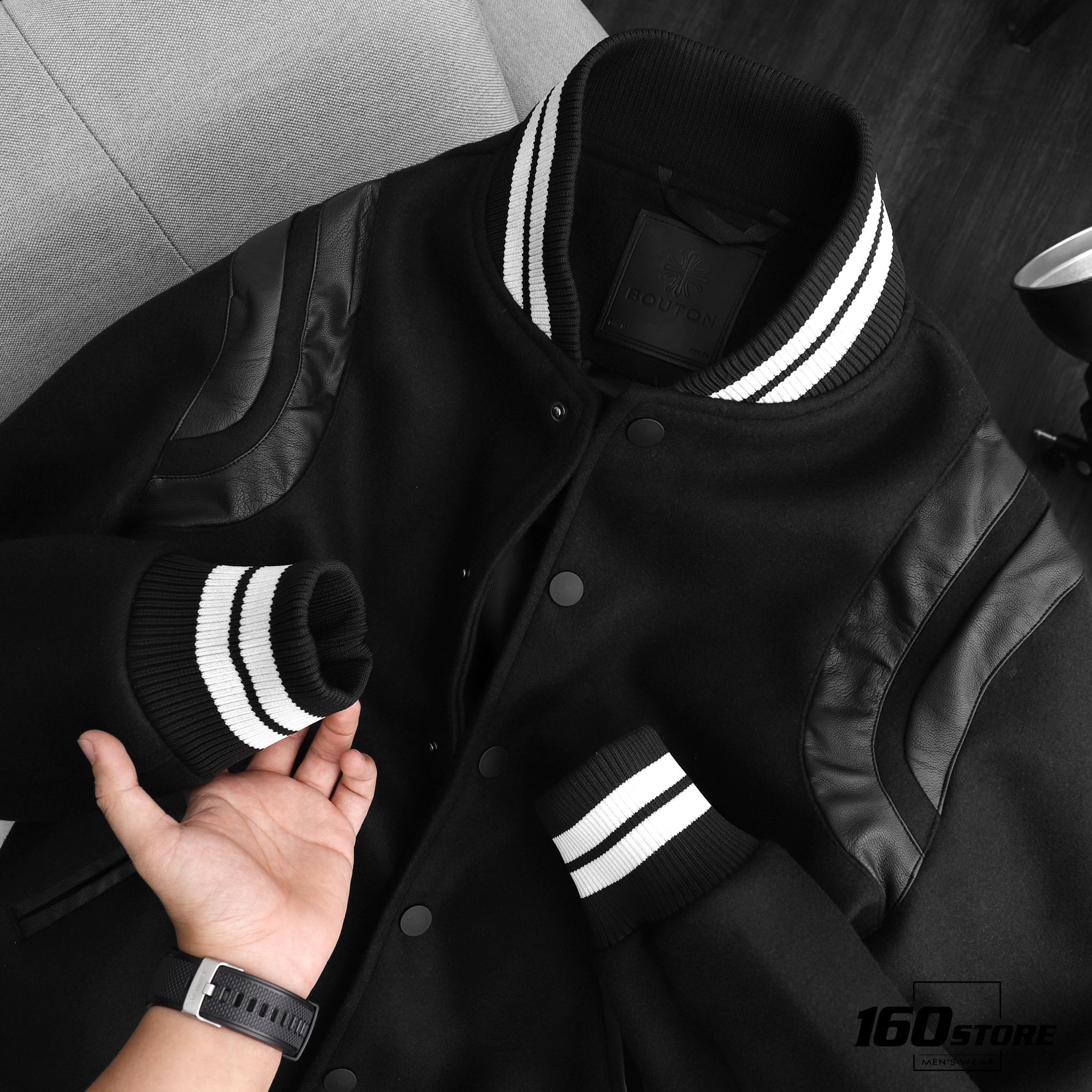 Áo khoác bomber BOUTON Teddy