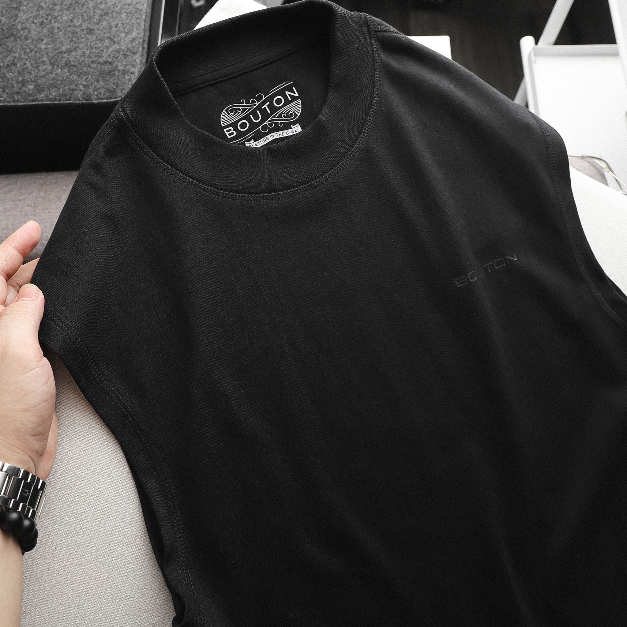 Áo ba lỗ tank top BOUTON organic