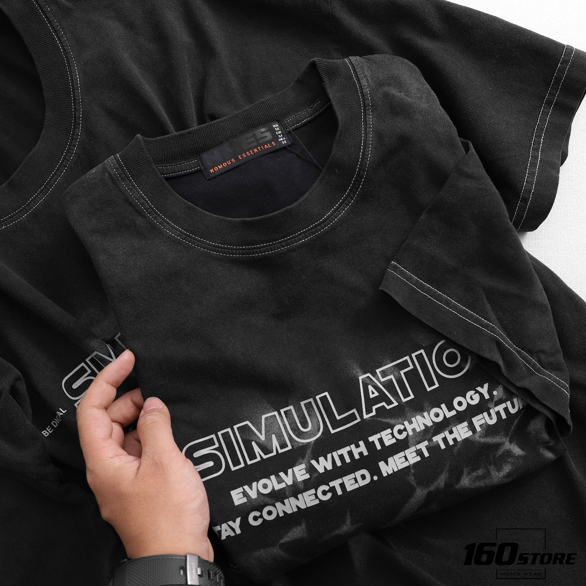 Áo thun NOMOUS ESSENTIALS oversize wash