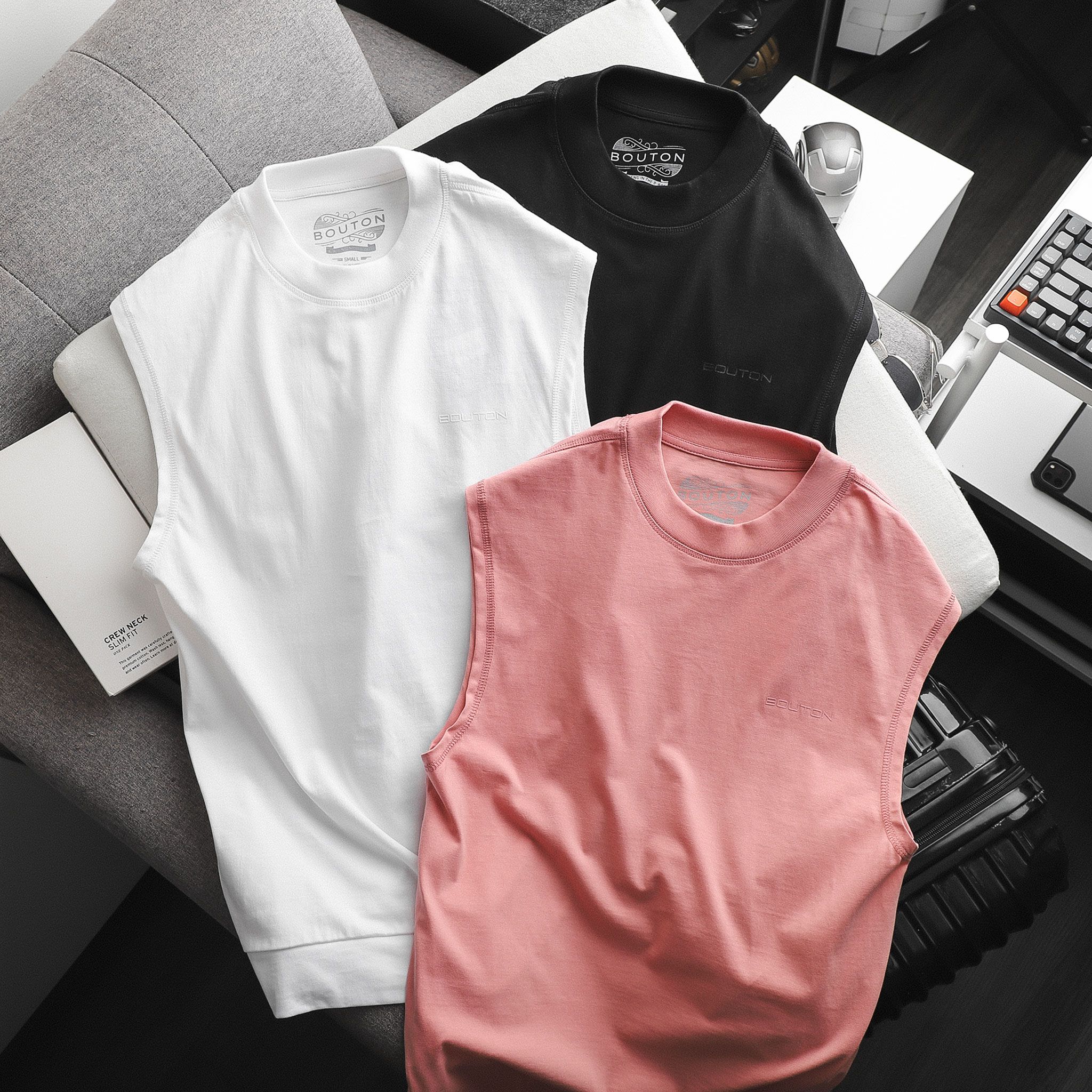 Áo ba lỗ tank top BOUTON organic