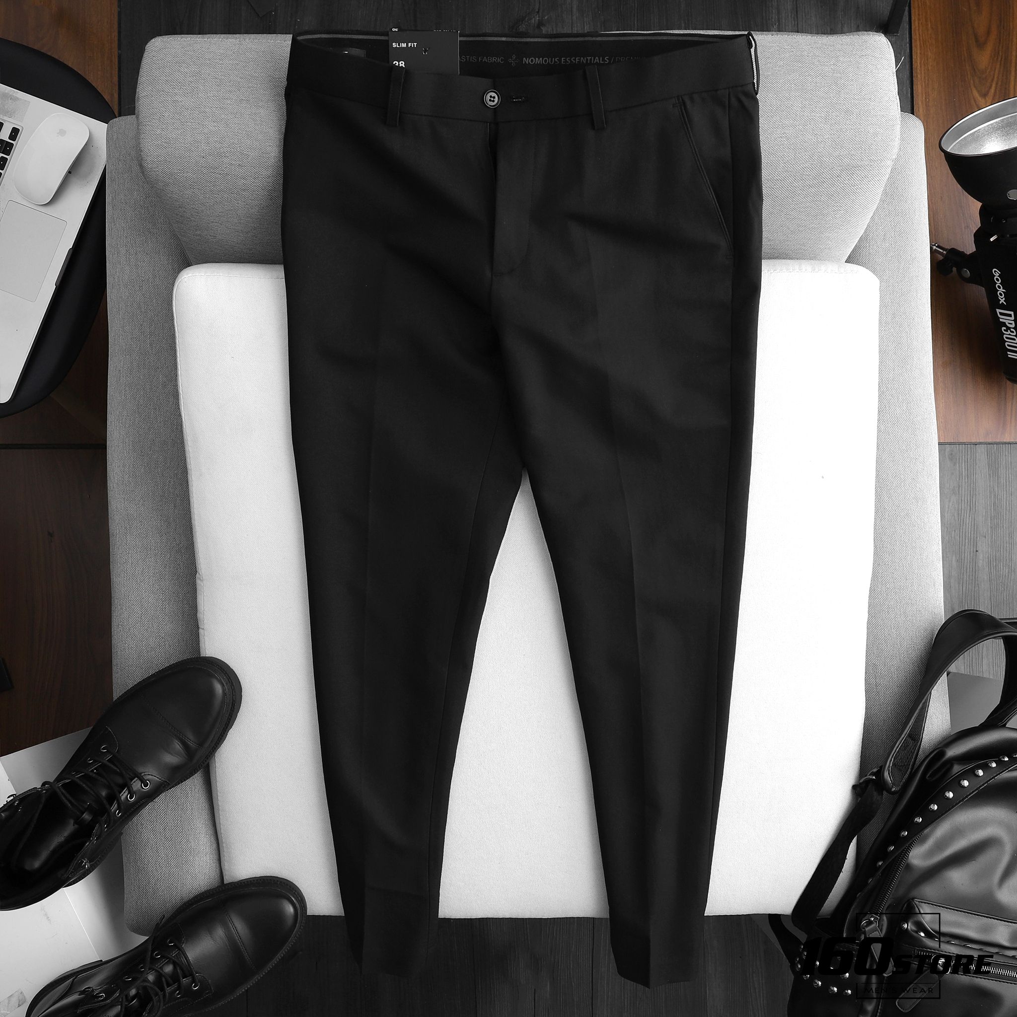 Quần tây NOMOUS ESSENTIALS black slim