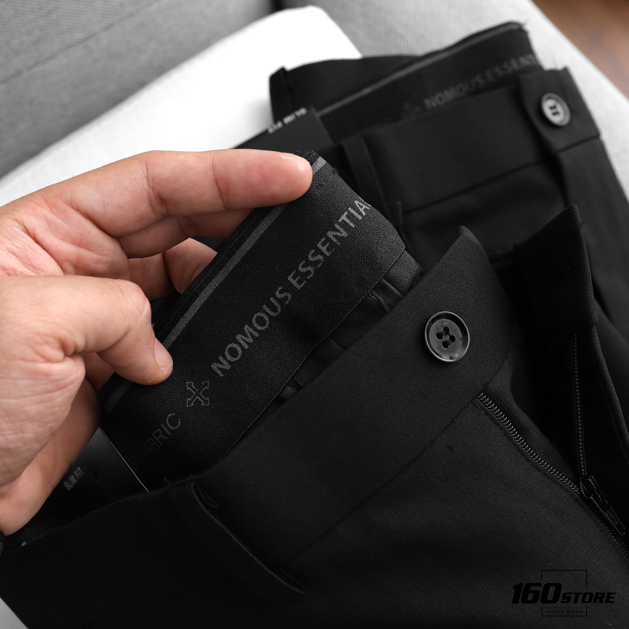 Quần tây NOMOUS ESSENTIALS black slim