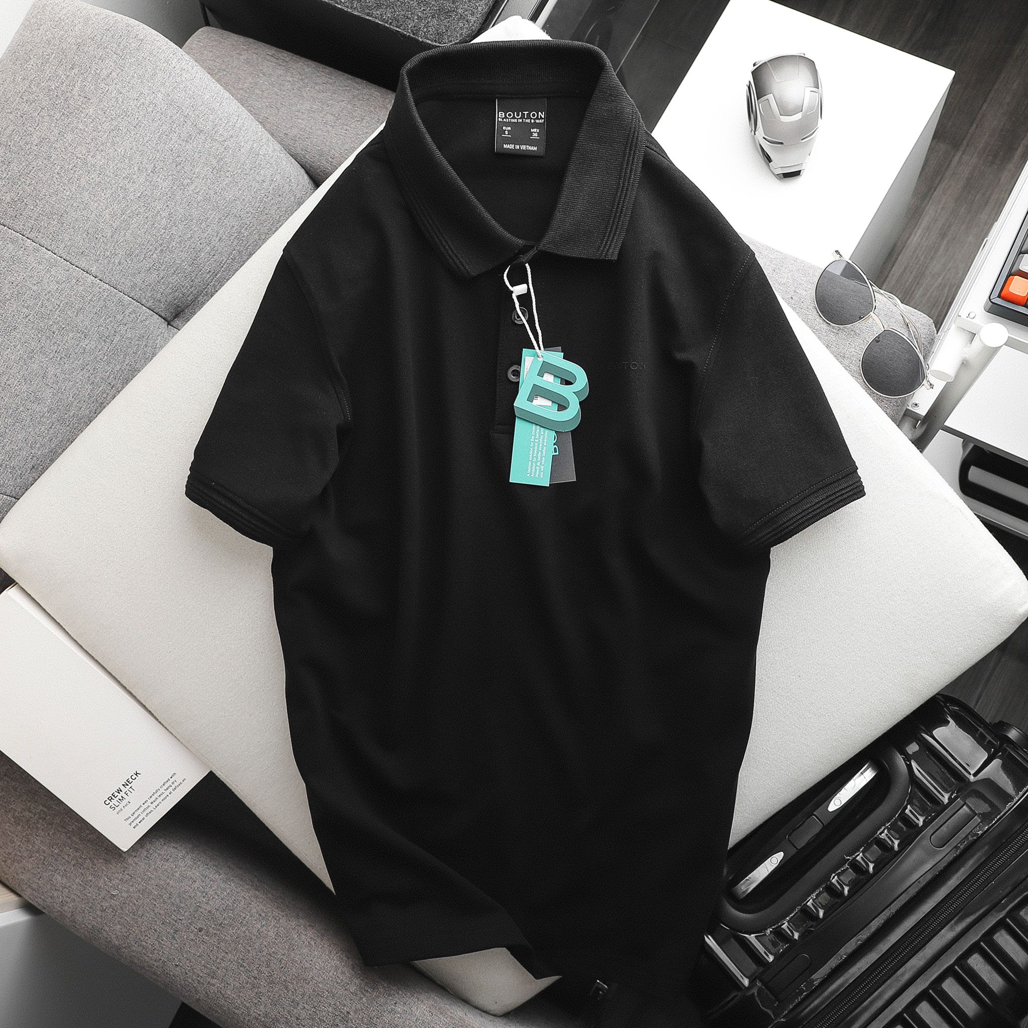 Áo polo BOUTON basic ss21