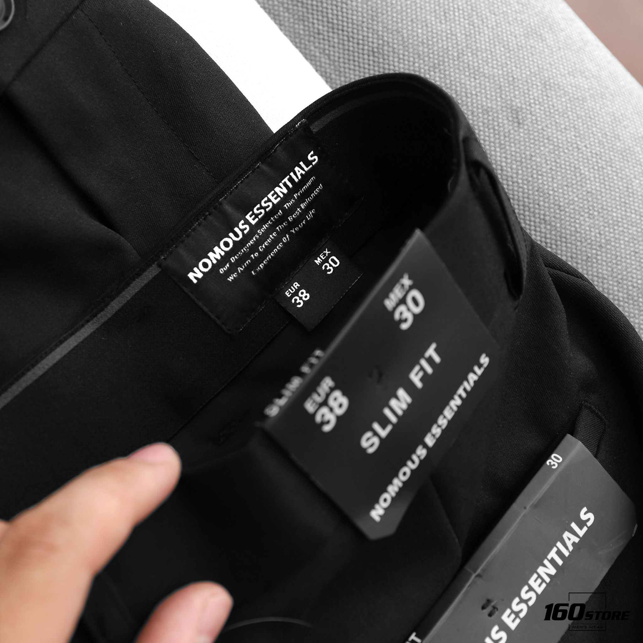 Quần tây NOMOUS ESSENTIALS black slim