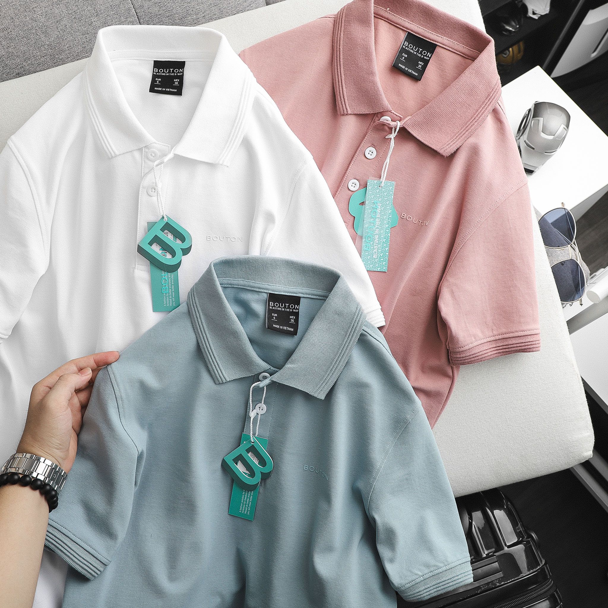 Áo polo BOUTON basic ss21