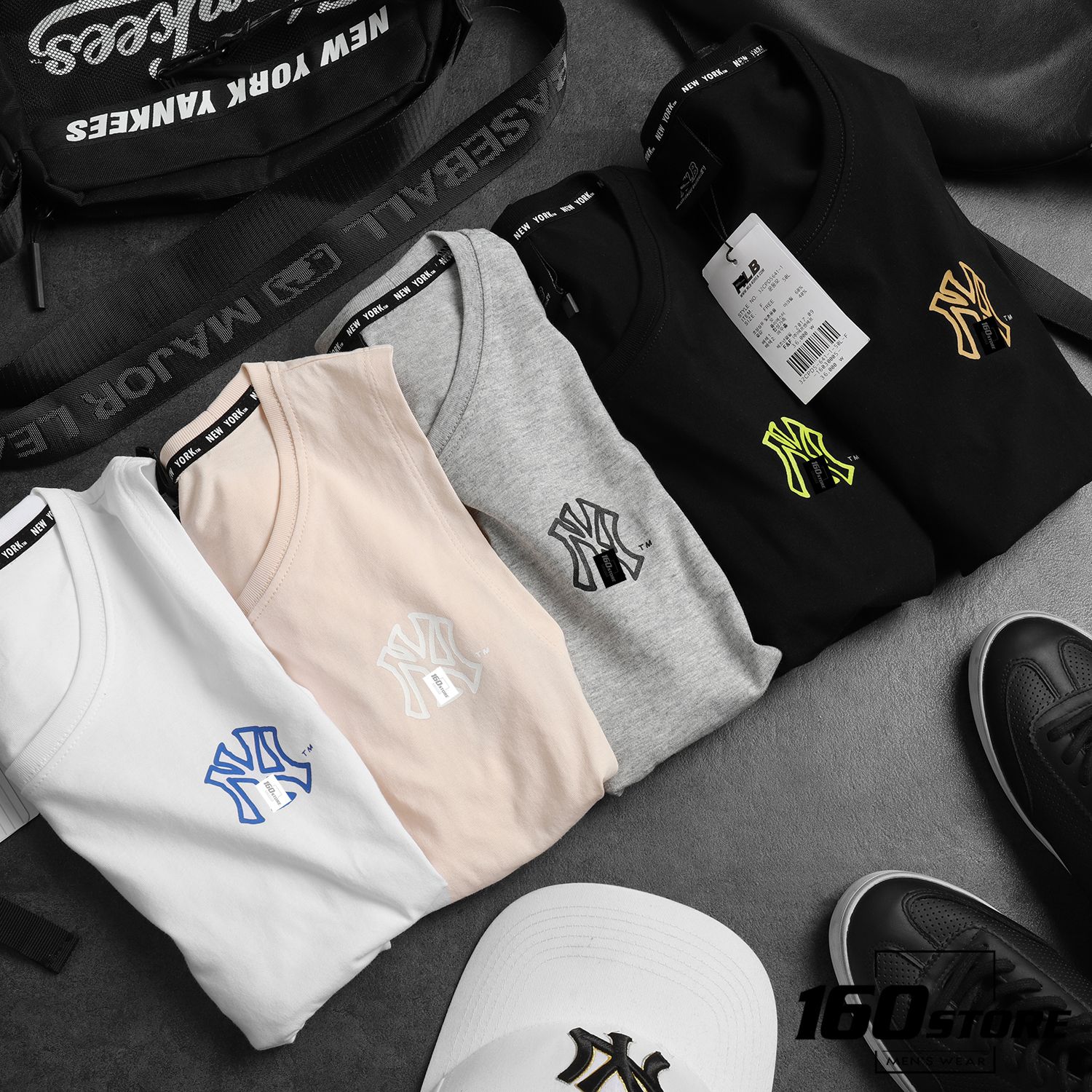 Áo thun 3 lỗ M.L.B NY