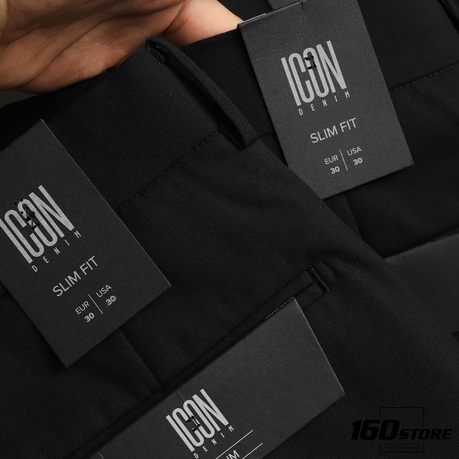Quần tây ICON & DENIM Black
