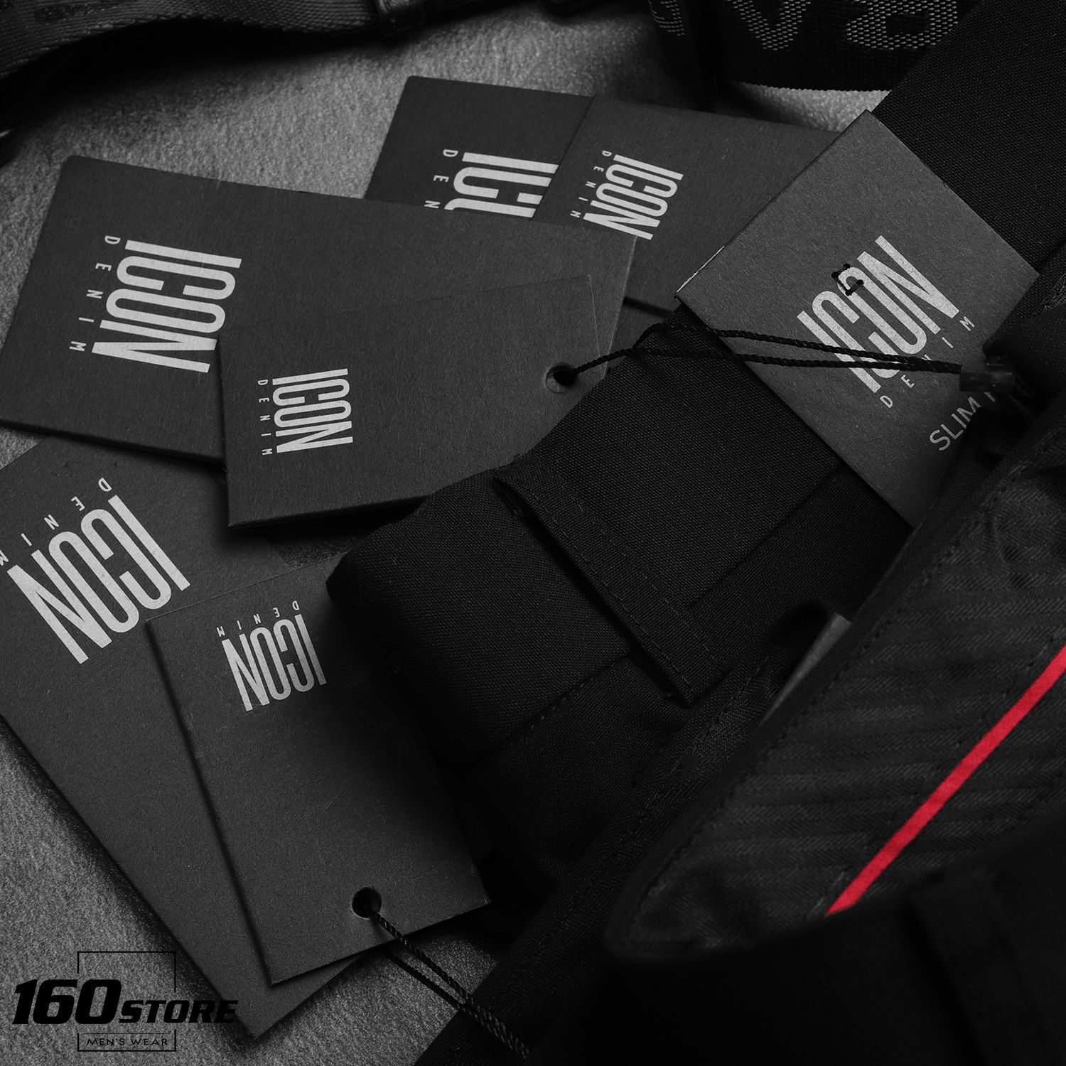 Quần tây ICON & DENIM Black