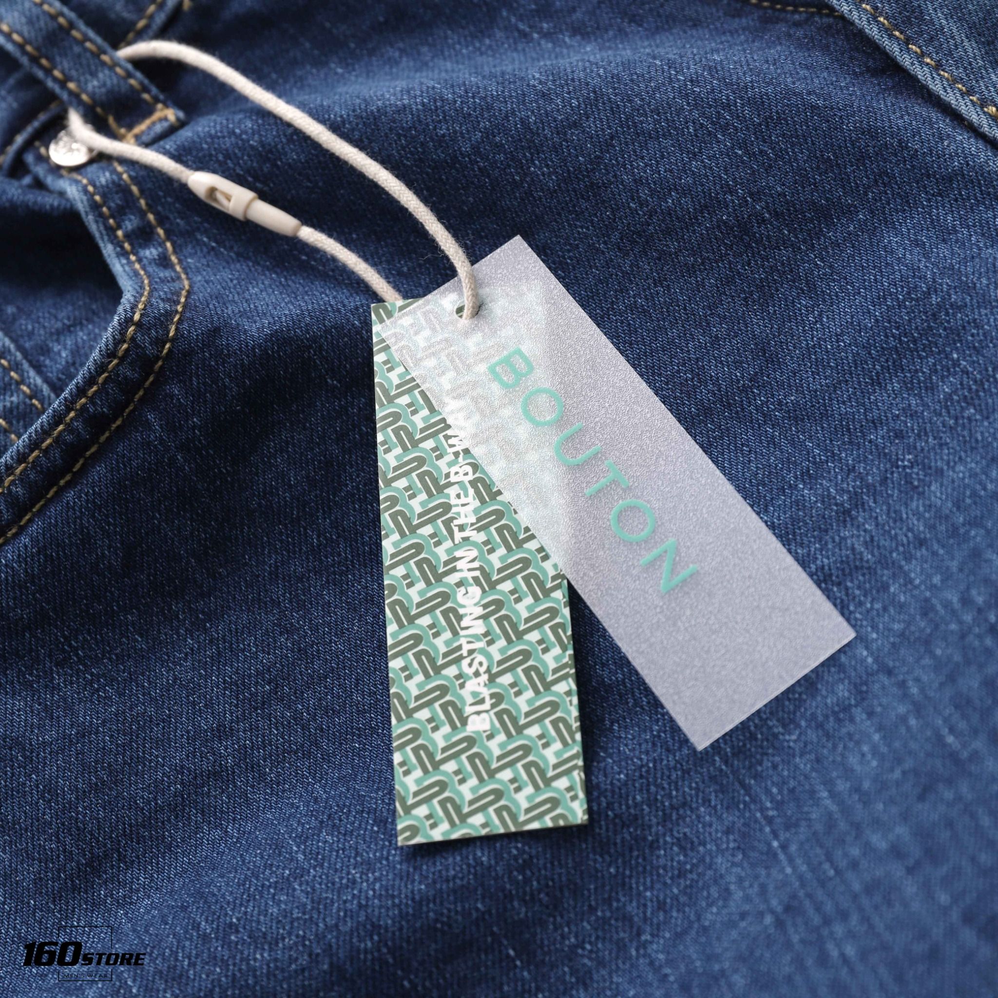 Quần Short Jeans BOUTON Slim